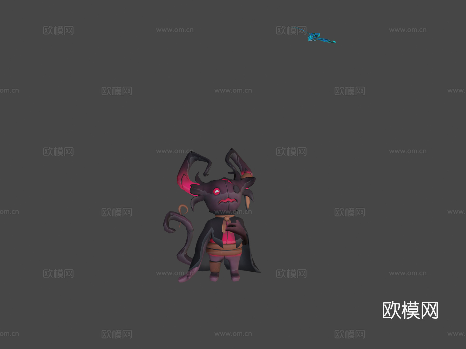 可爱小恶魔3d模型