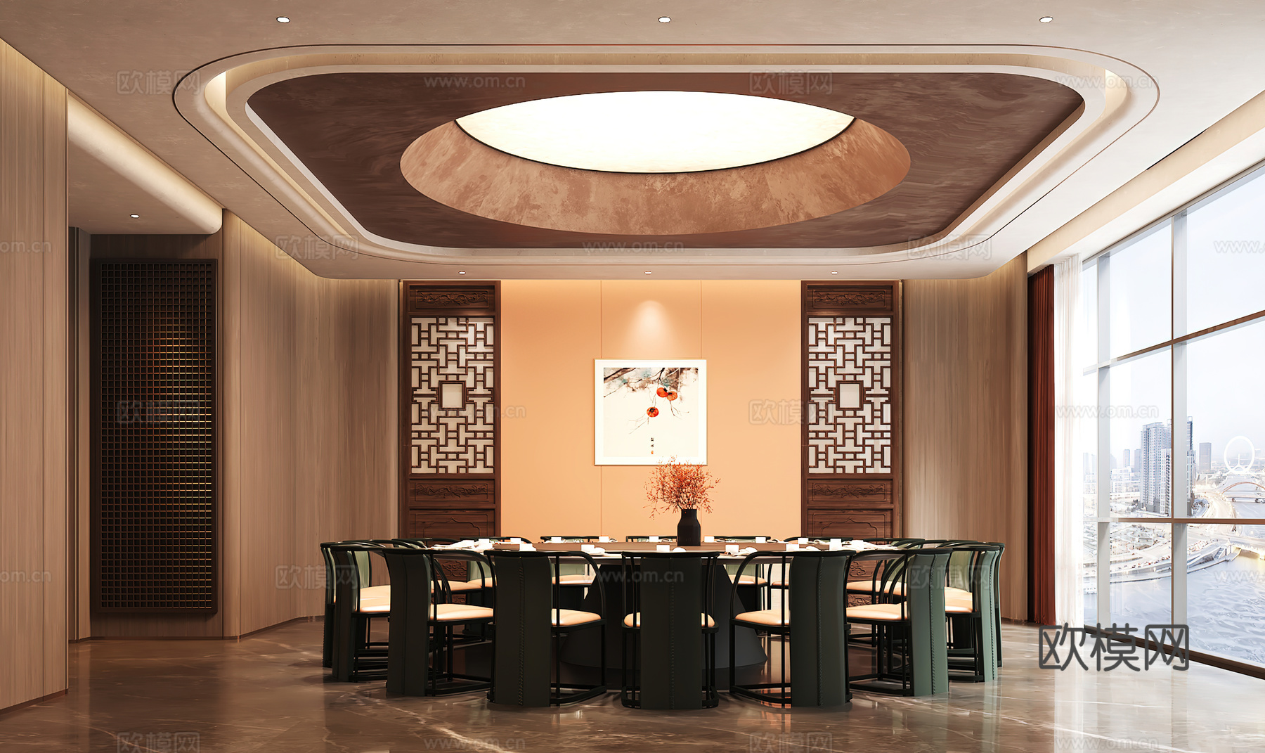 包厢 包间 餐厅包厢 餐饮包间 餐饮包房3d模型