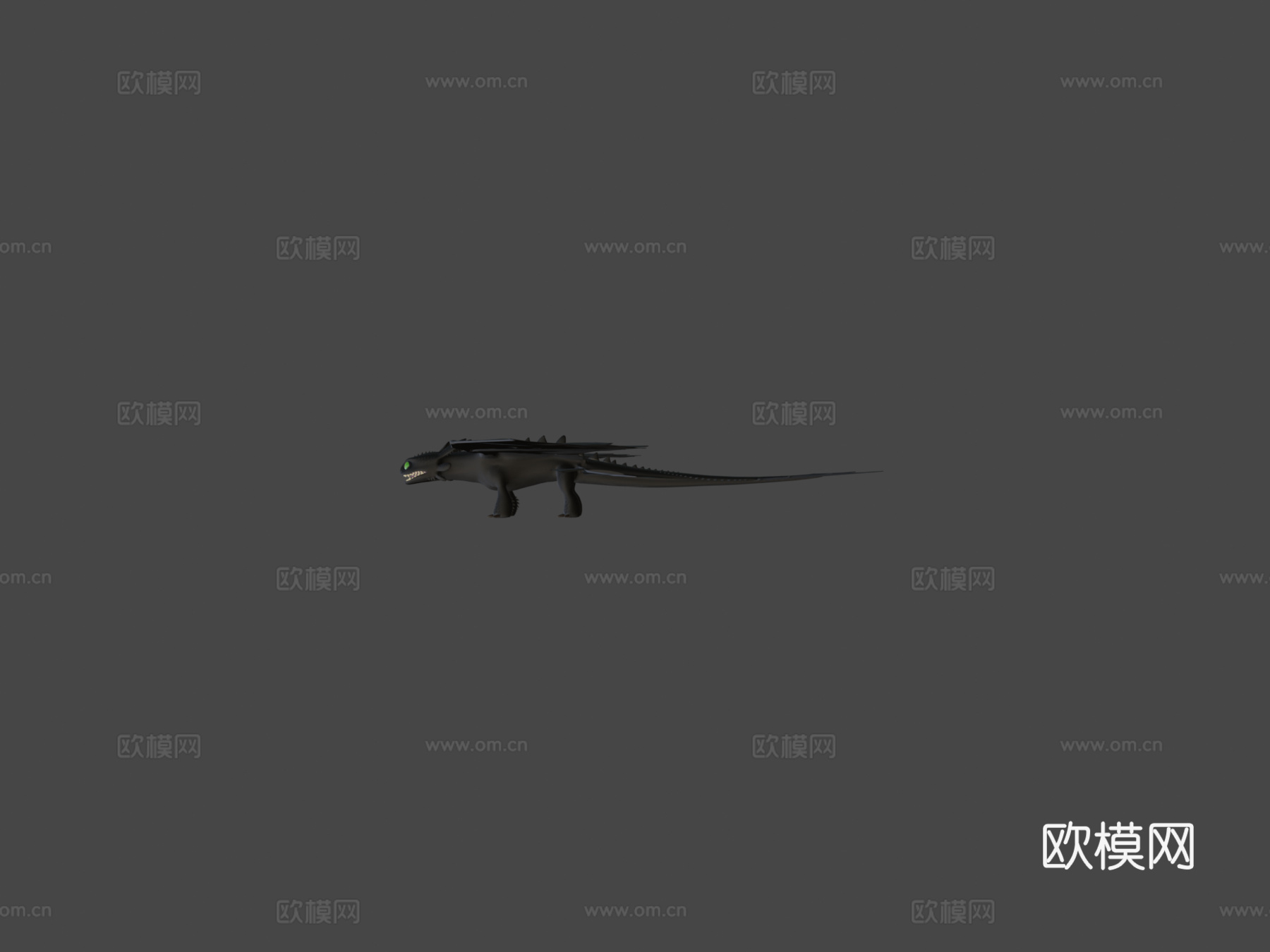 无牙全装配3d模型