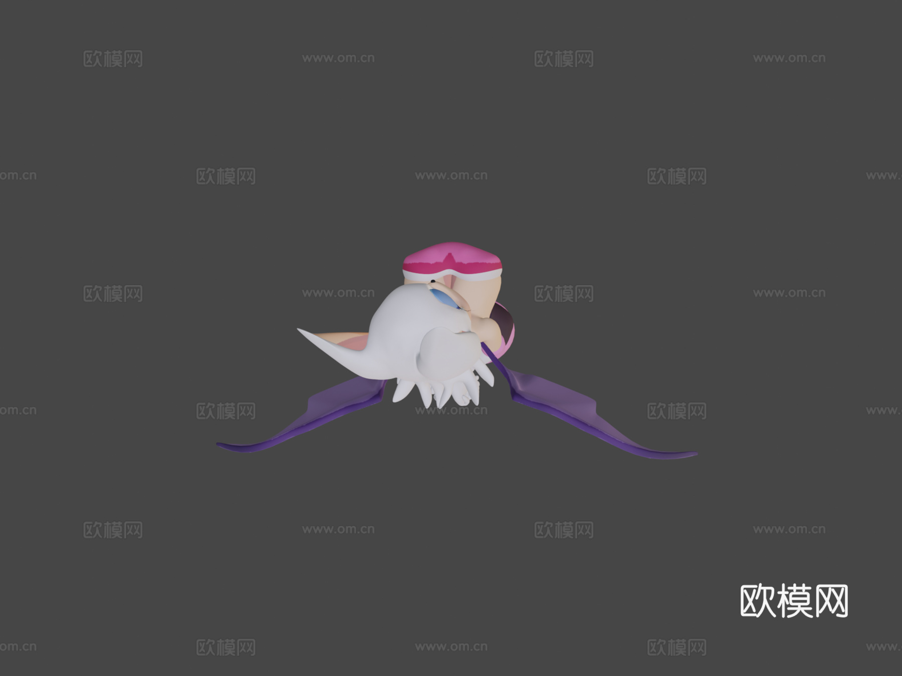 蝙蝠露姬3d模型