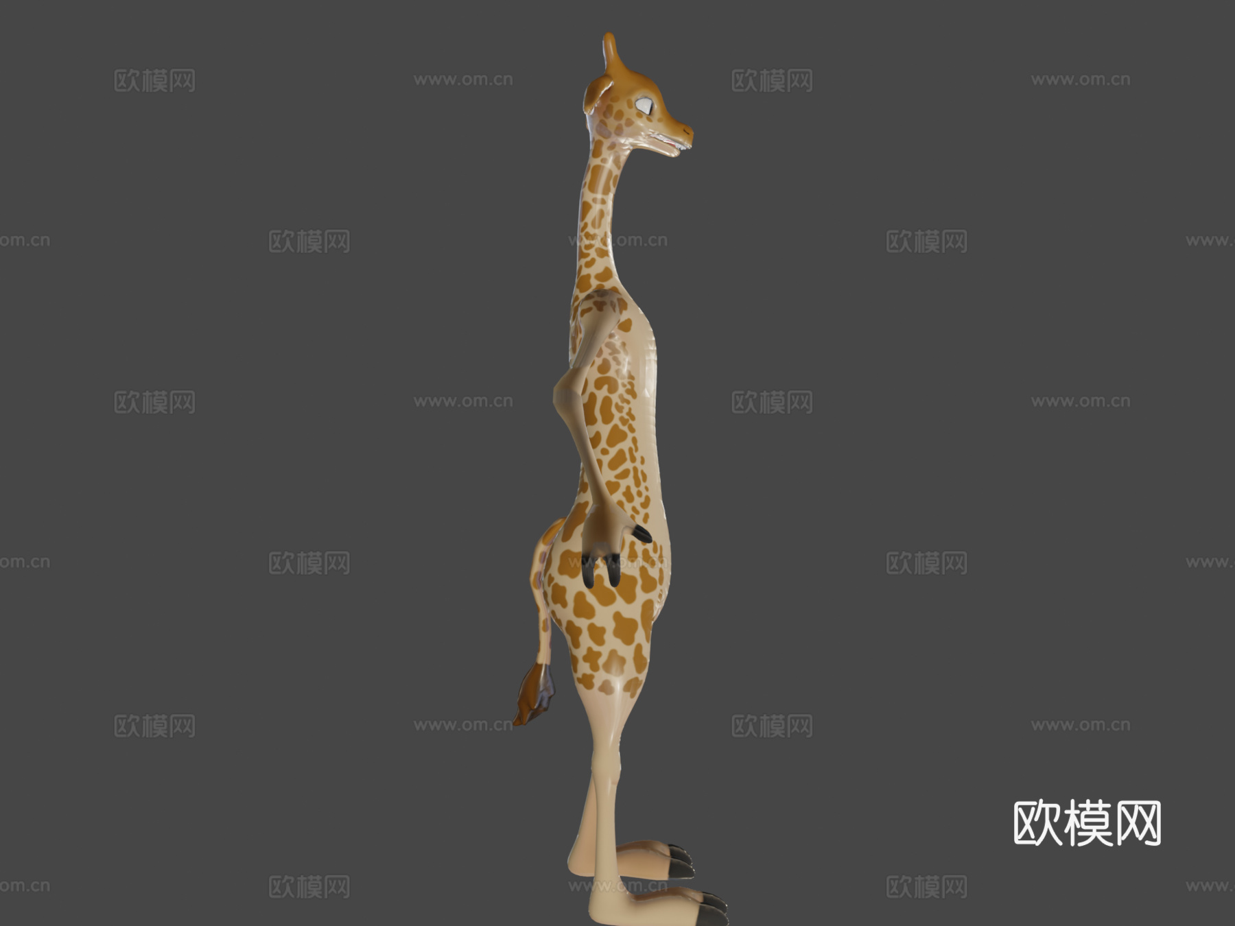 长颈鹿内基3d模型