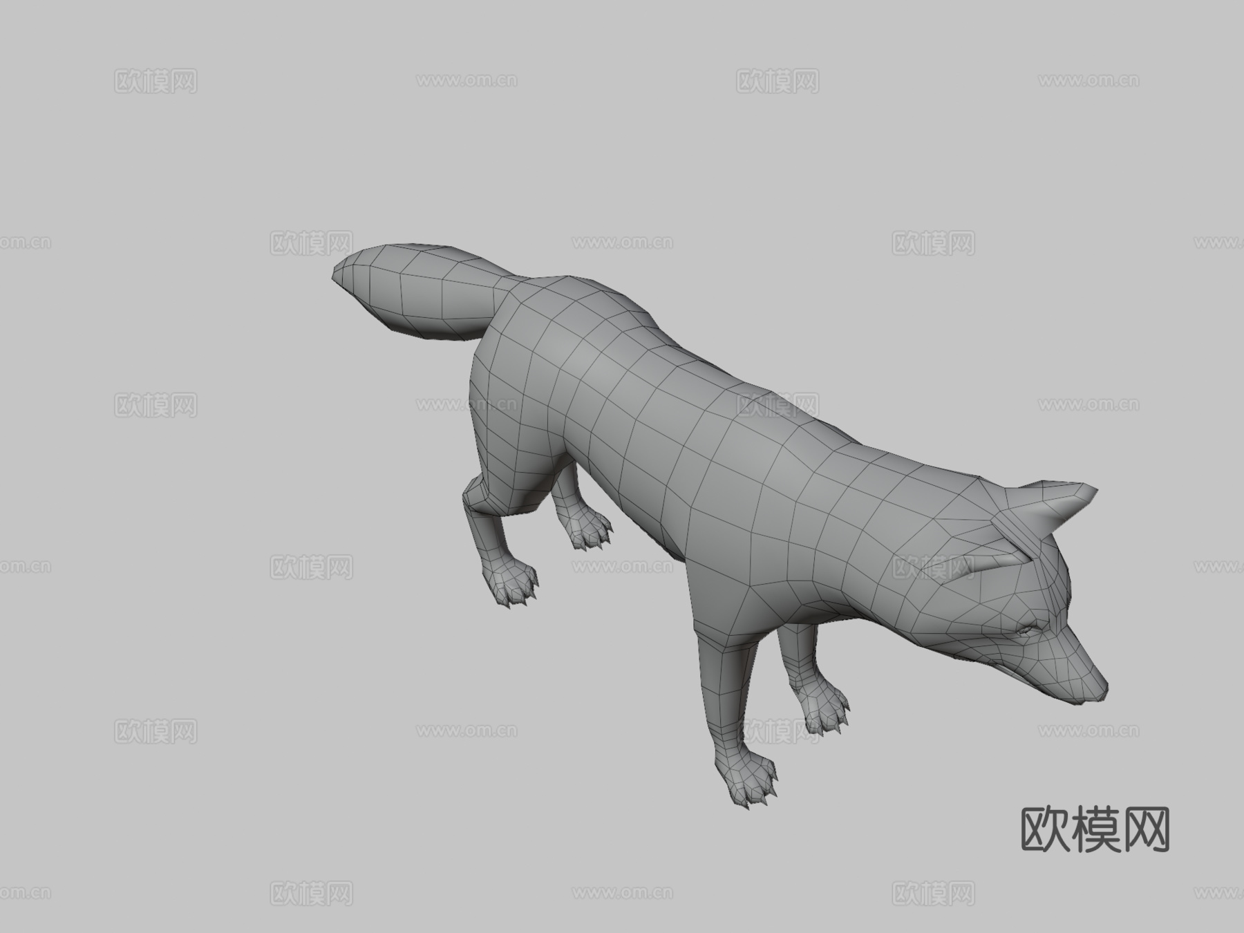 巨狼动画3d模型