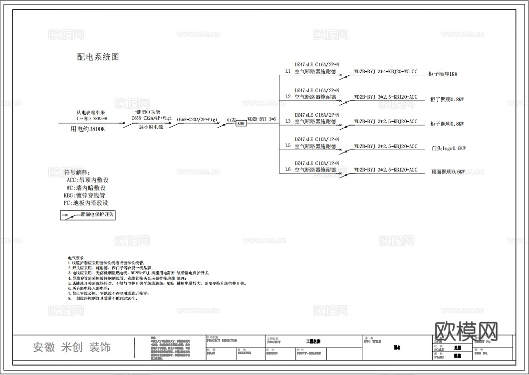 商场中岛店化妆品彩妆护肤香水店CAD全套施工图cad施工图