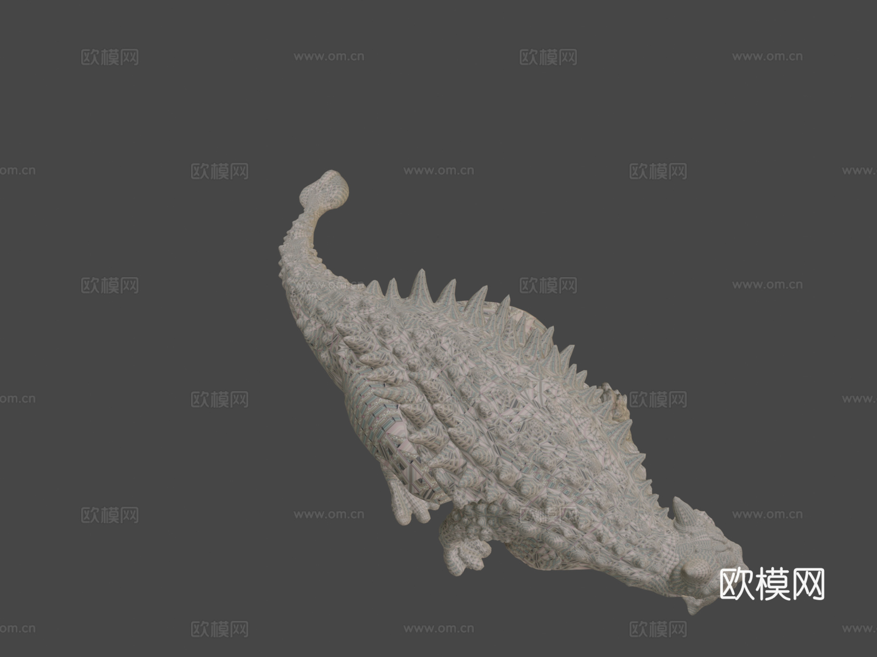 赛查尼亚恐龙3d模型