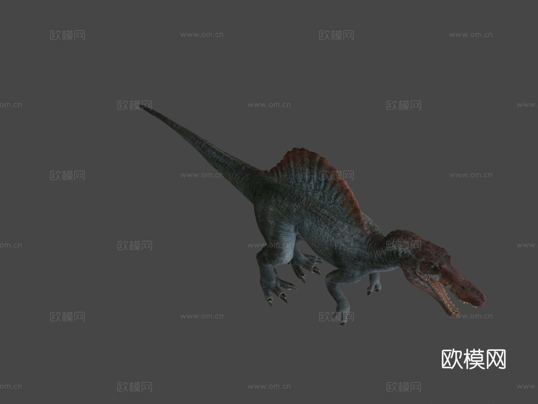 棘龙3d模型