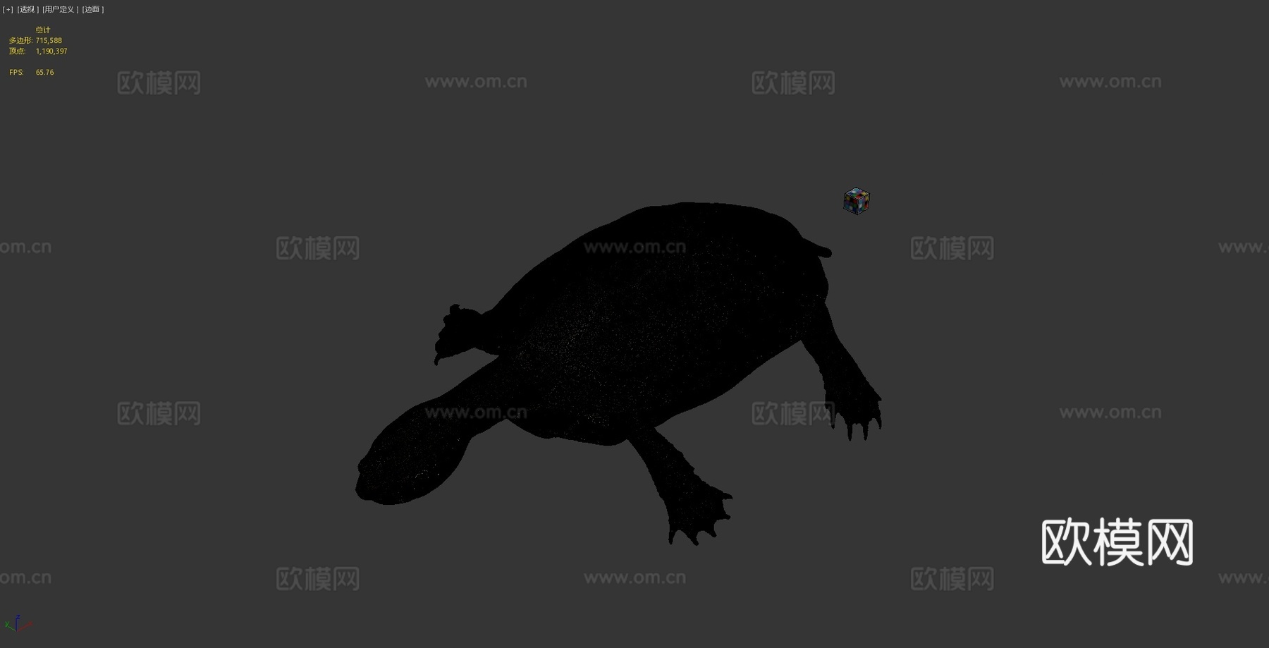 CC0草龟雷氏龟3d模型