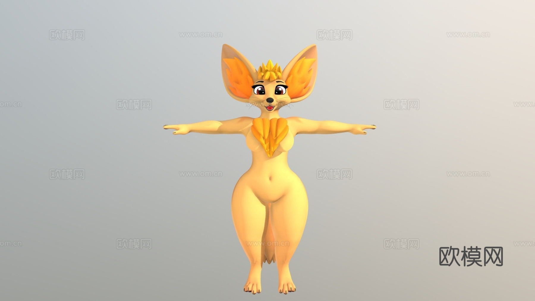 芬尼克狐-VRChat与VTuber虚拟形象3d模型