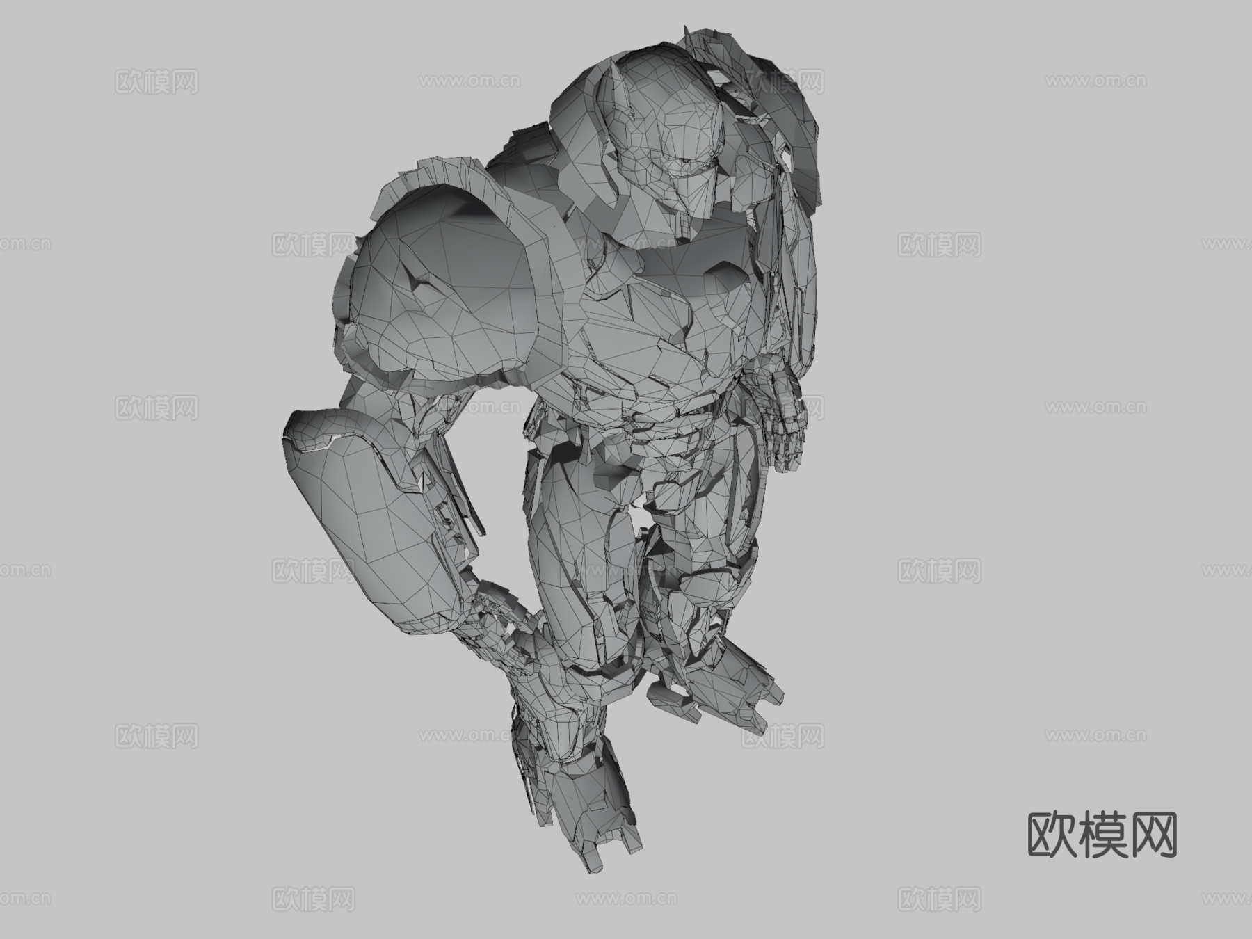 (绑定)擎天圣--变形金刚野兽崛起3d模型