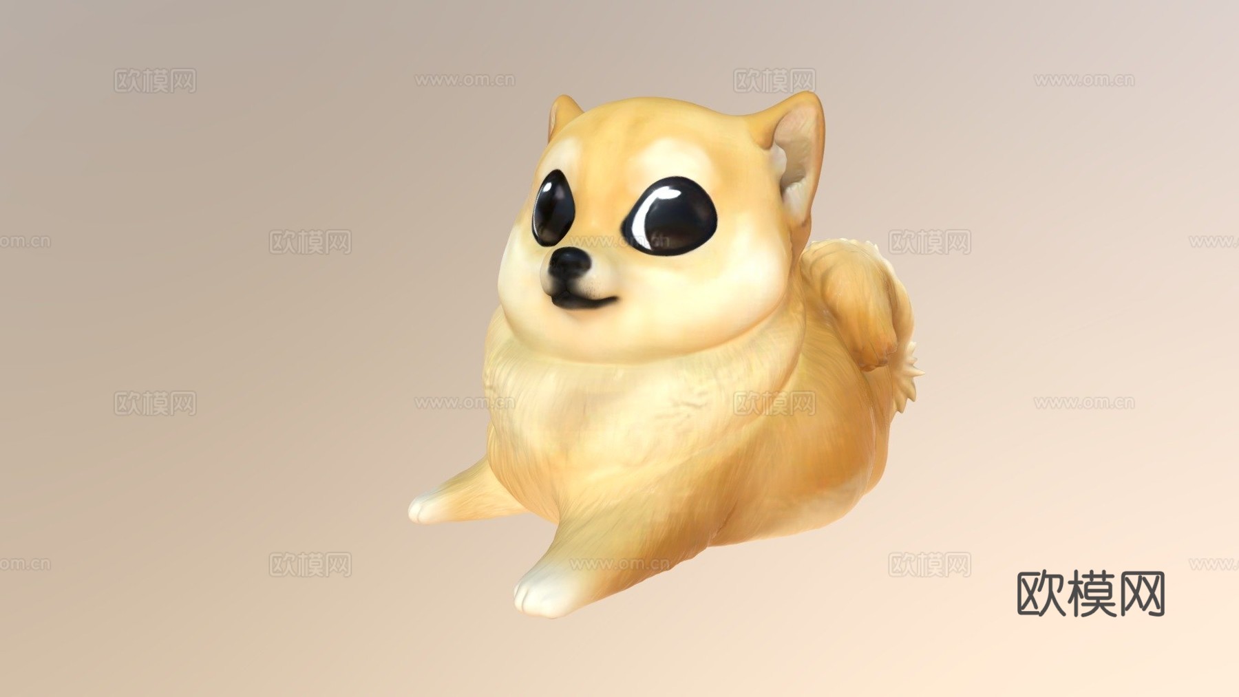 小狗狗3d模型