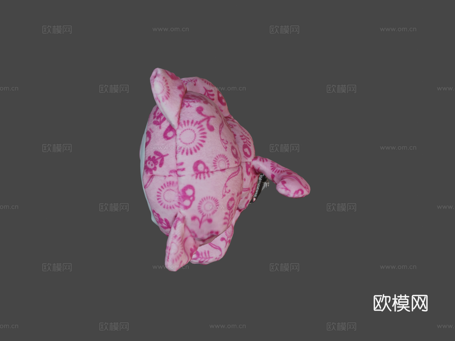 骷髅小猫玩具3d模型
