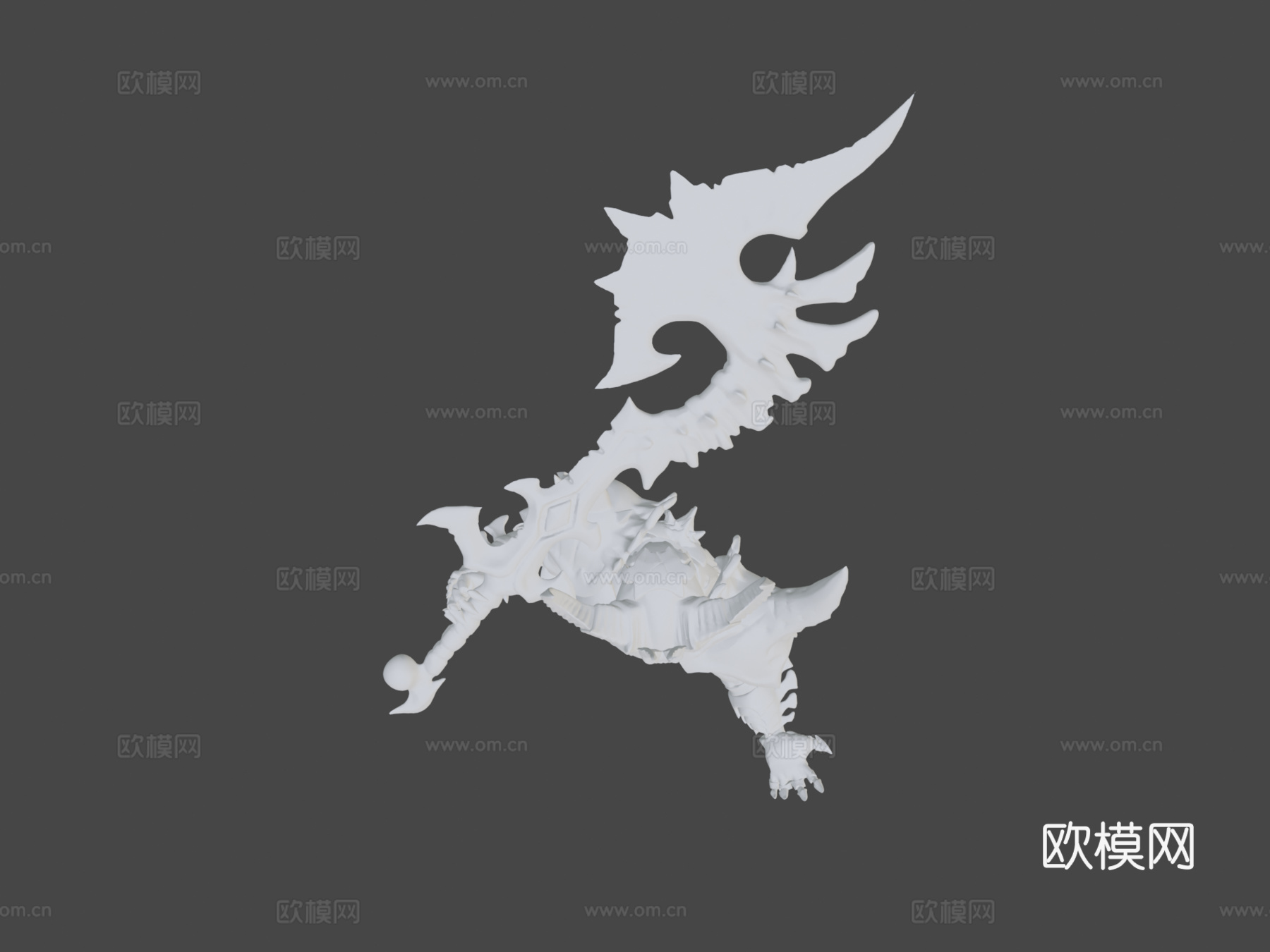 地狱骑士3d模型