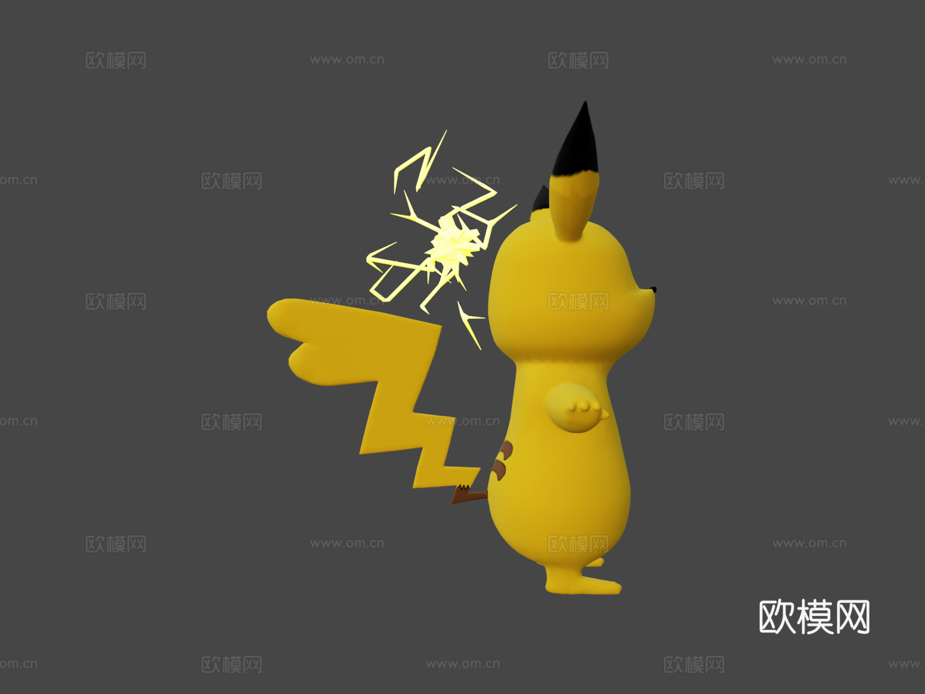 皮卡丘3d模型