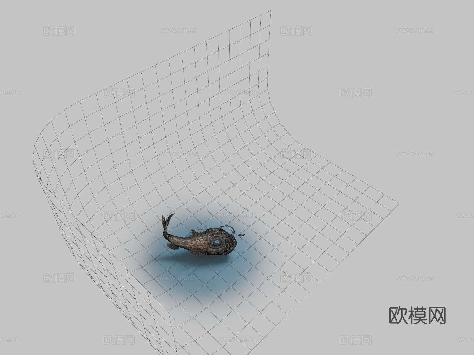 第01天-野兽-深海3d模型