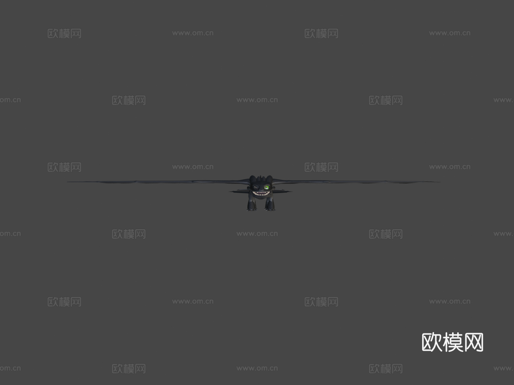无牙全装配3d模型
