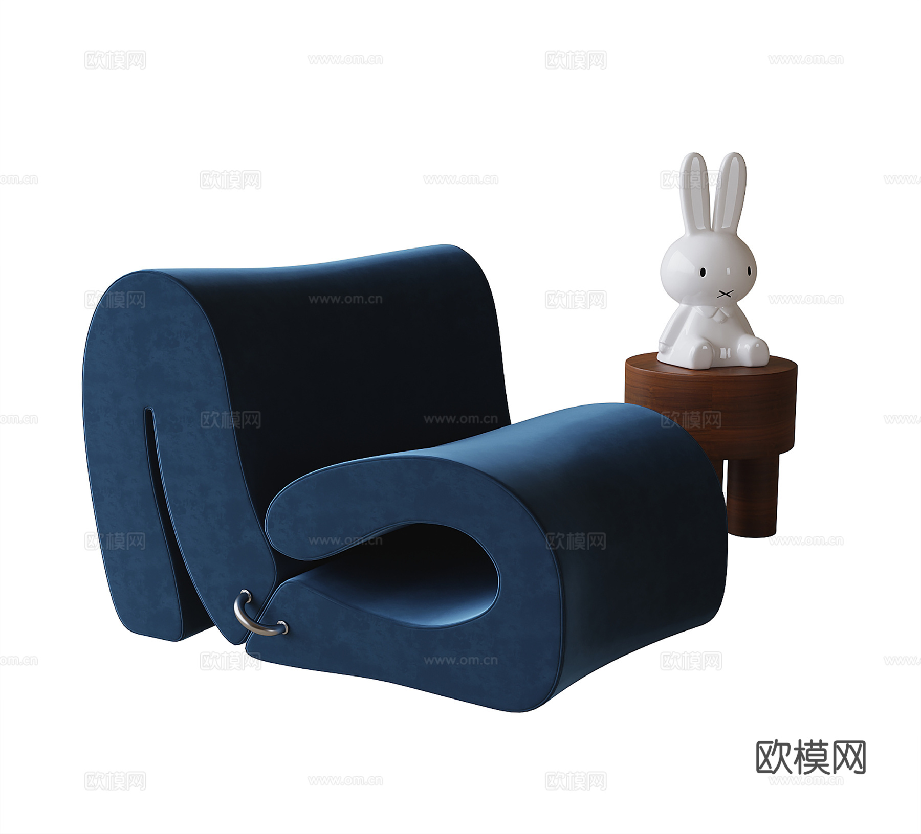 现代休闲椅 沙发凳su模型