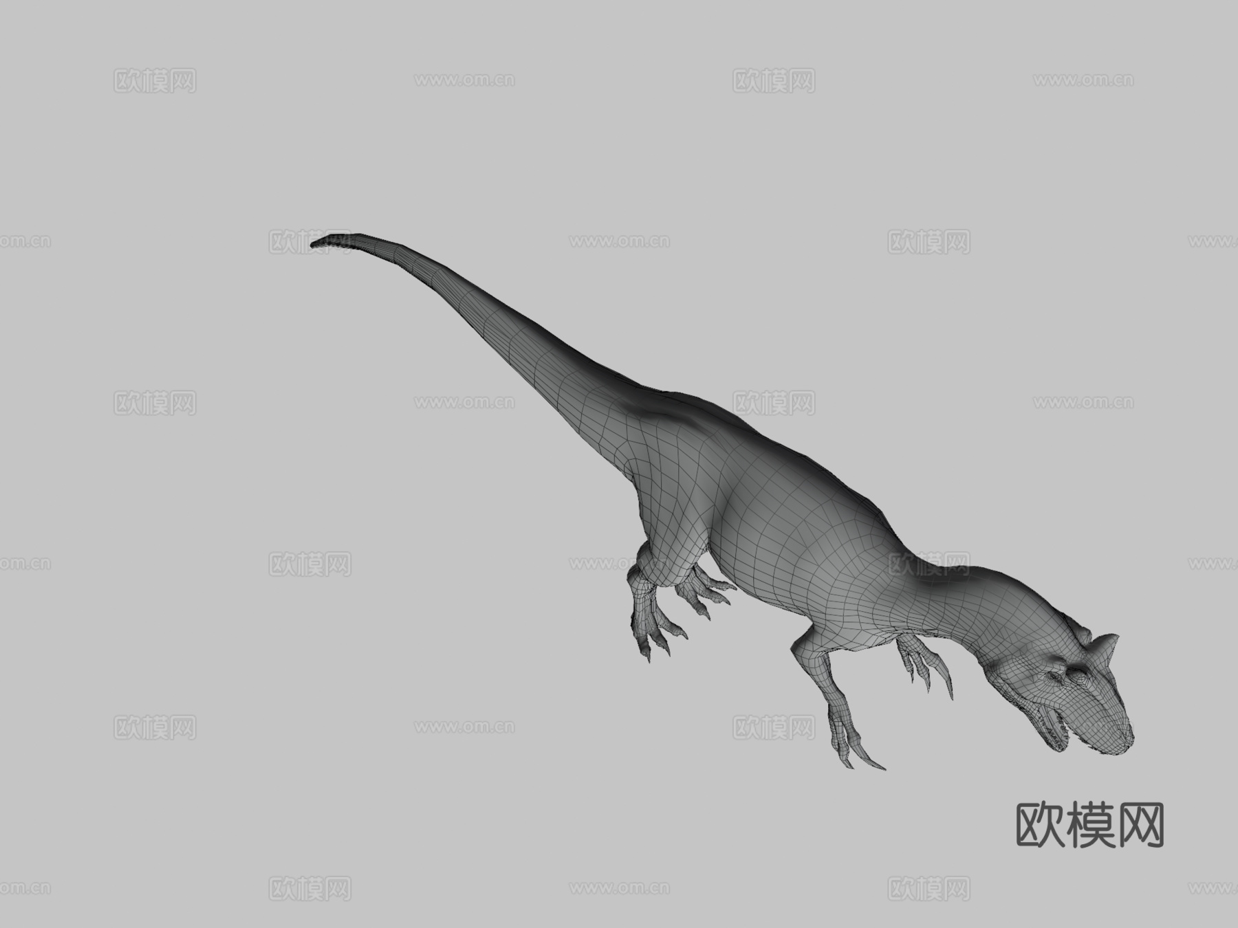 脆弱异特龙3d模型
