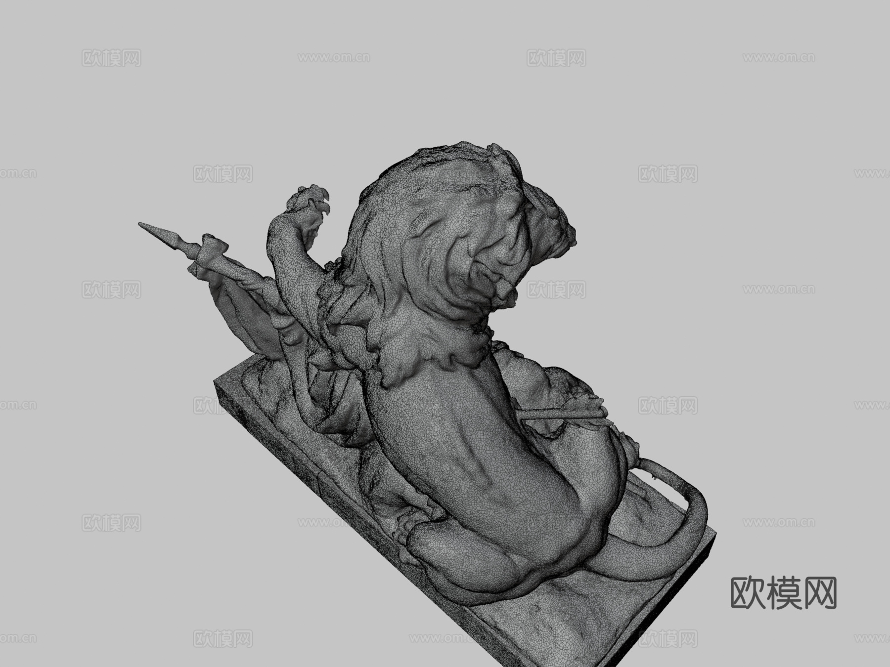 狮子3d模型