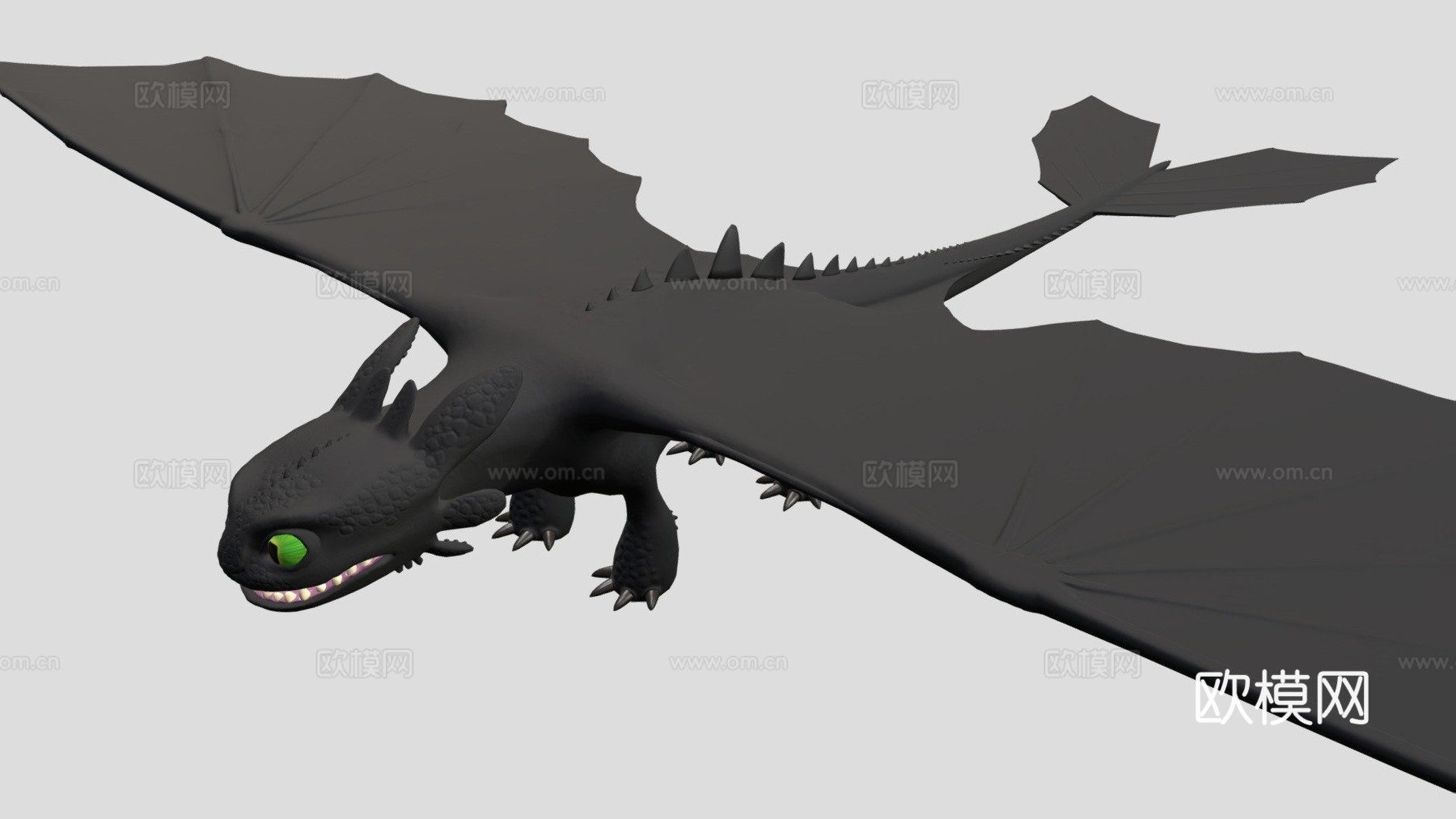 无牙全装配3d模型
