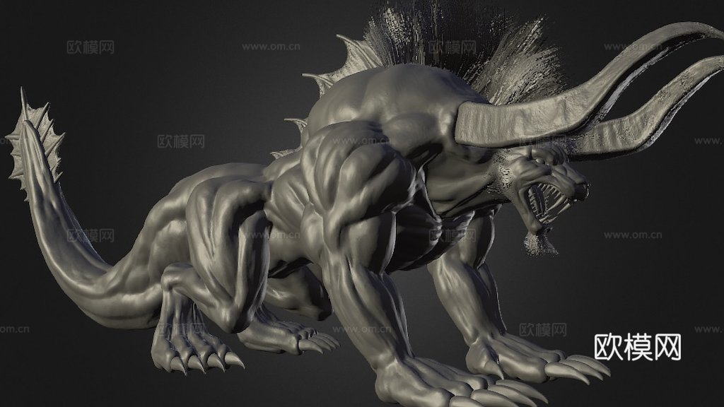 贝希摩斯-最终幻想3d模型
