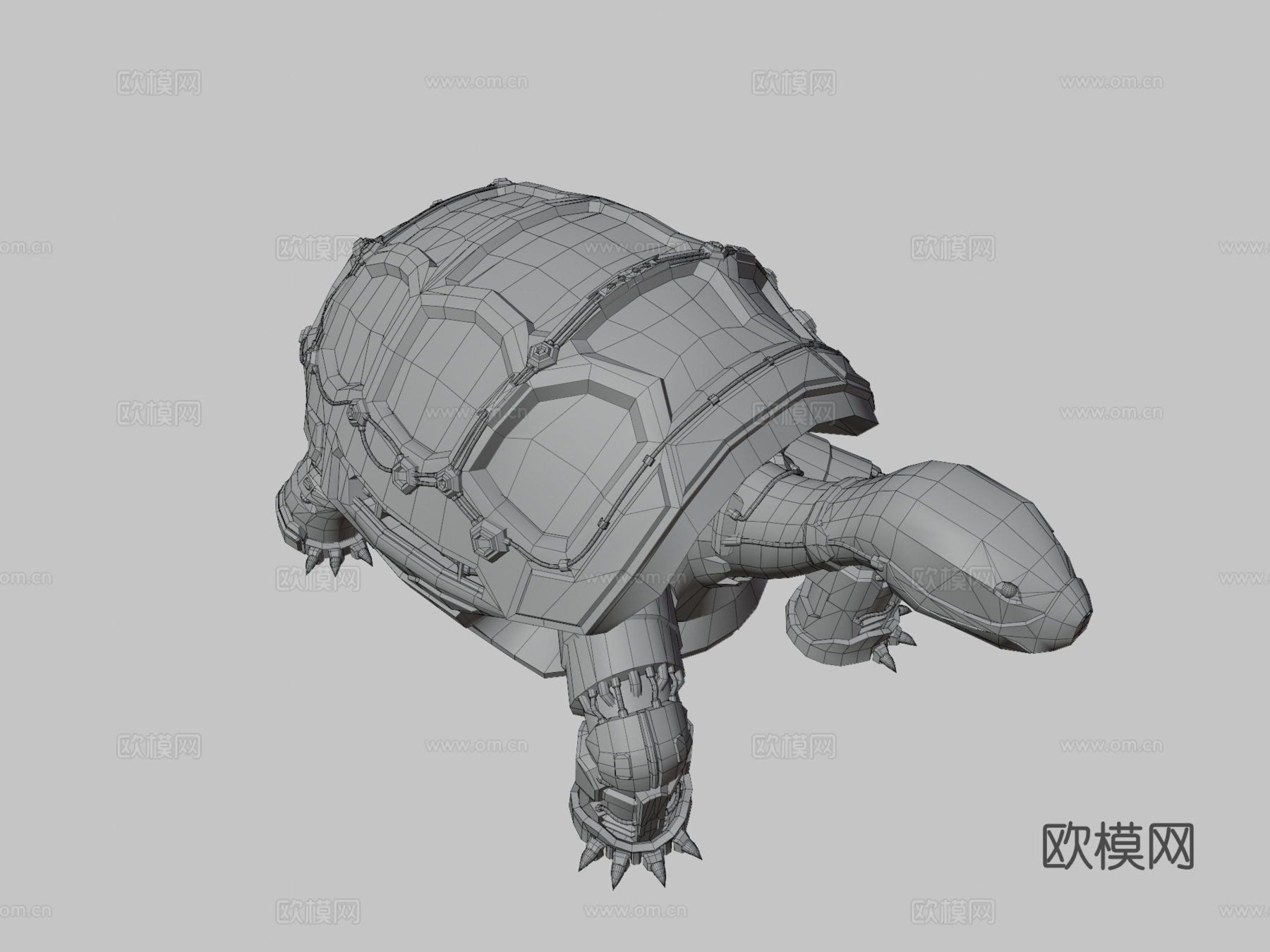 毕业作品-草稿-XYZ-机械龟3d模型