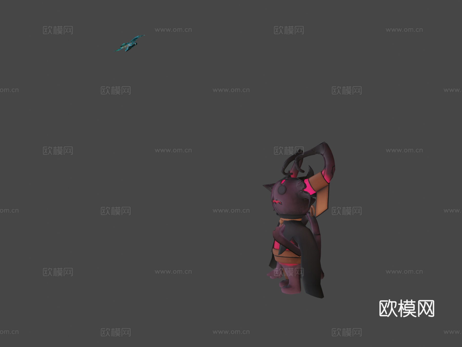 可爱小恶魔3d模型