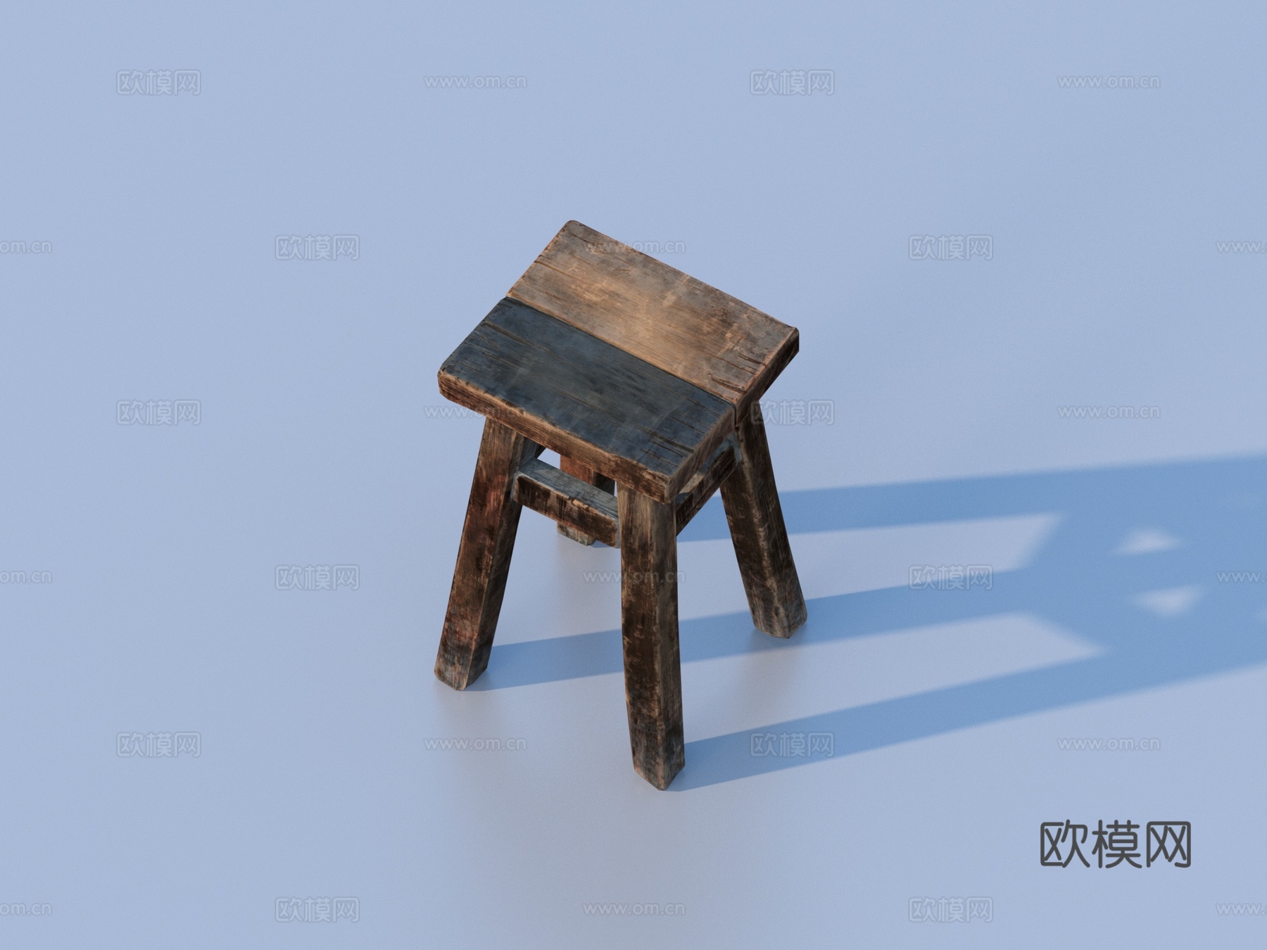 凳子 木凳 家具 小品su模型