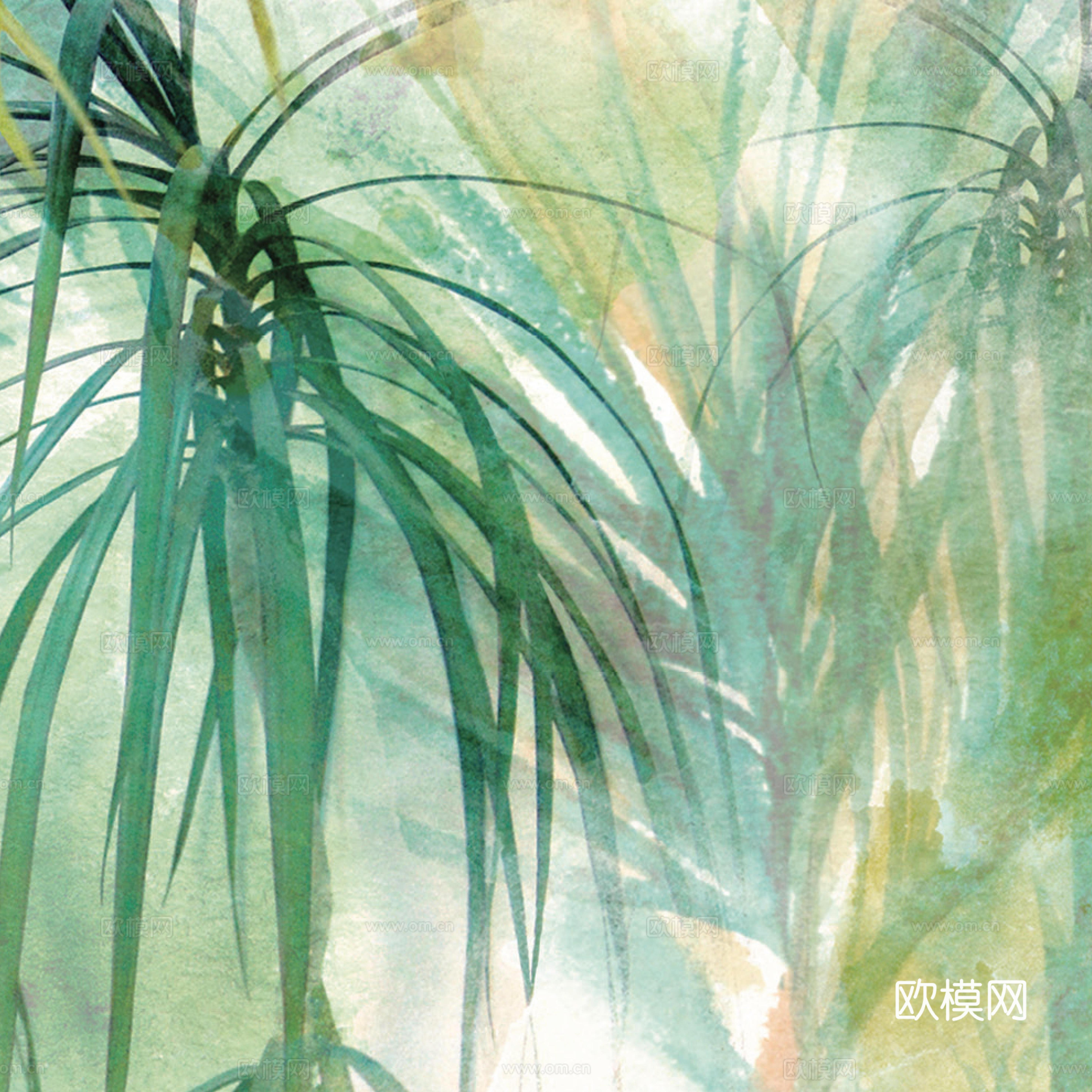 现代抽象装饰挂画
