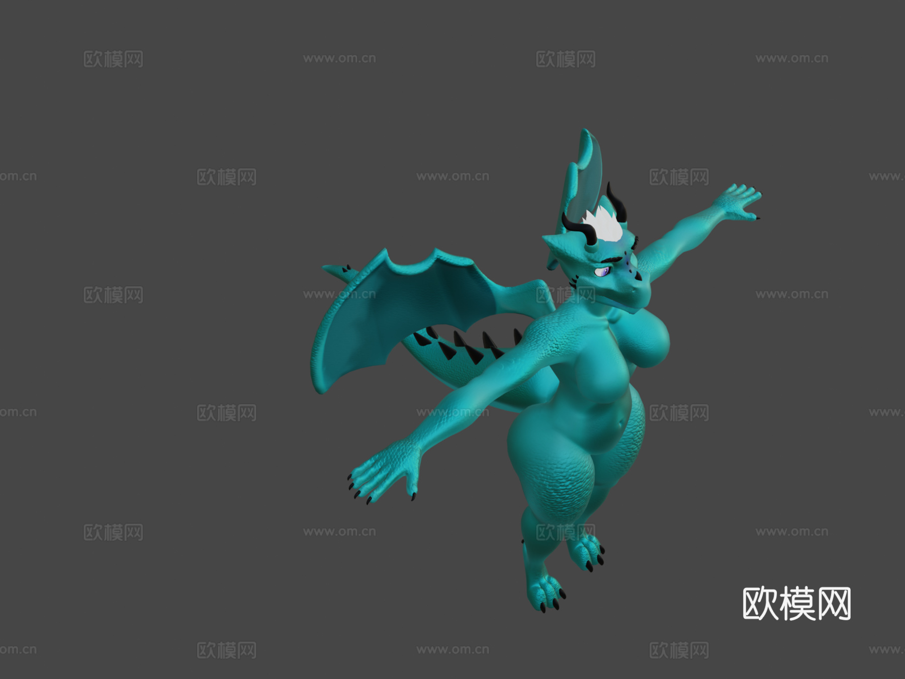 龙-VRChat与VTuber虚拟形象3d模型