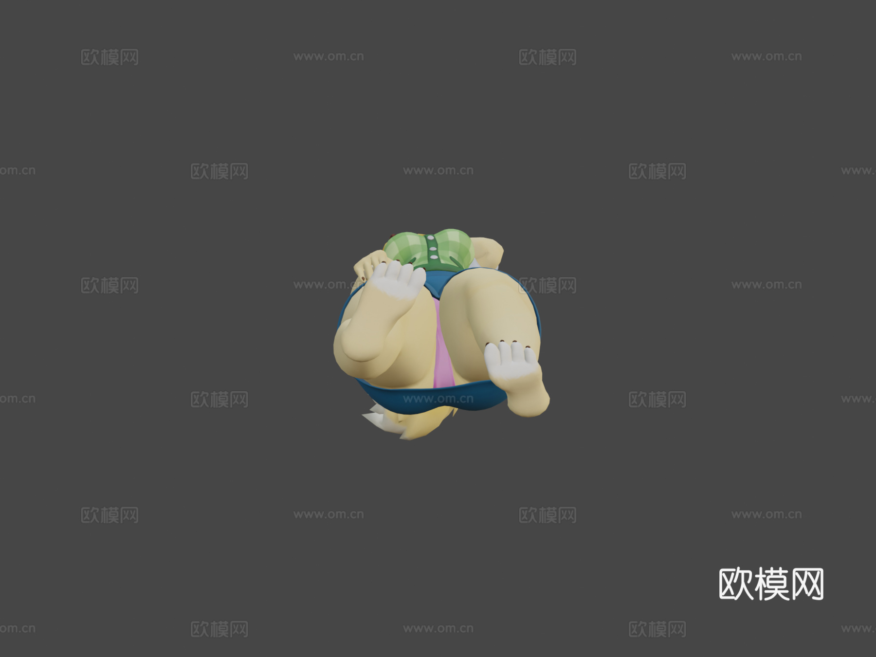 动物森友会伊莎贝尔-VRCha3d模型
