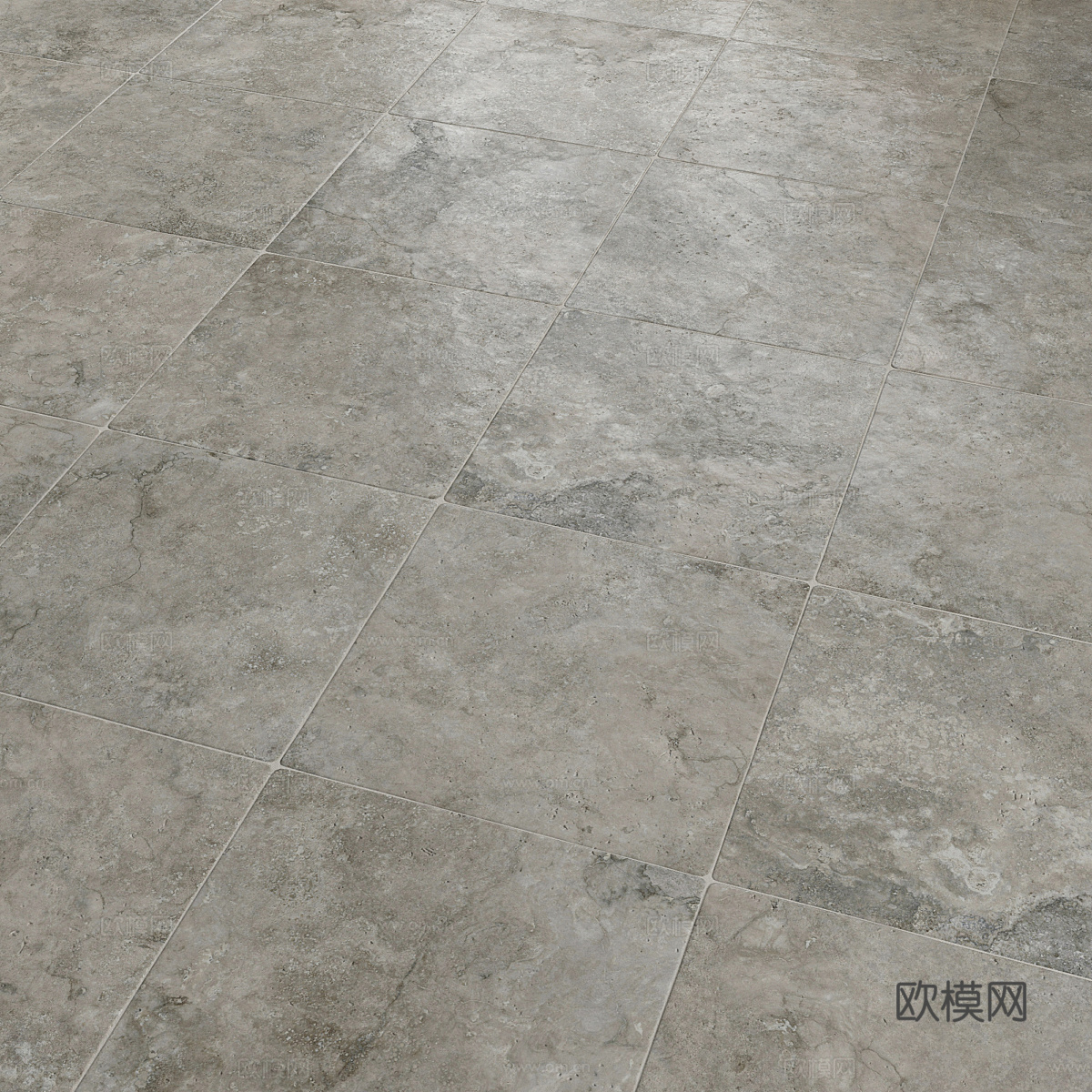 新中式仿古砖 瓷砖 花砖3d模型
