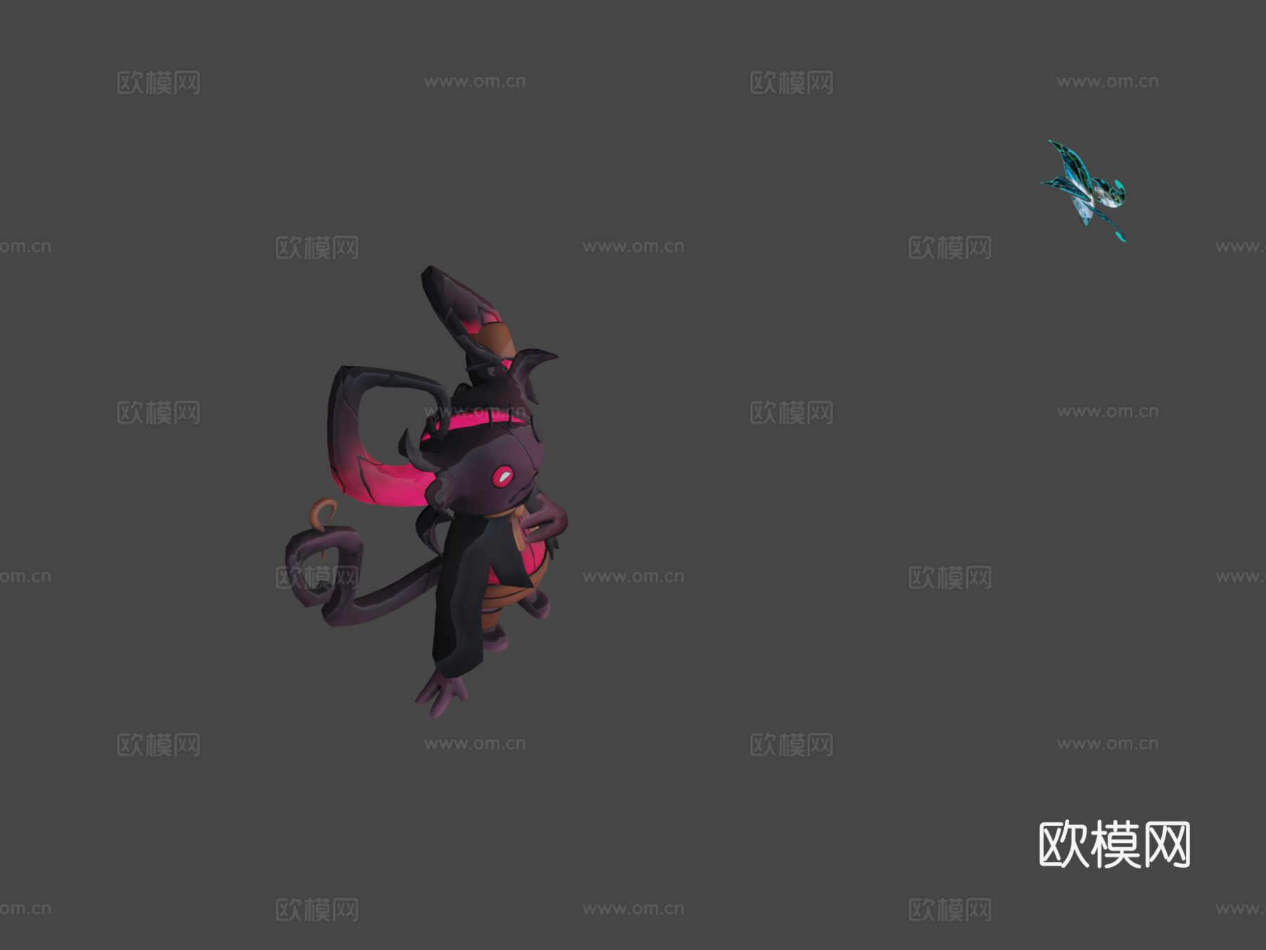 可爱小恶魔3d模型