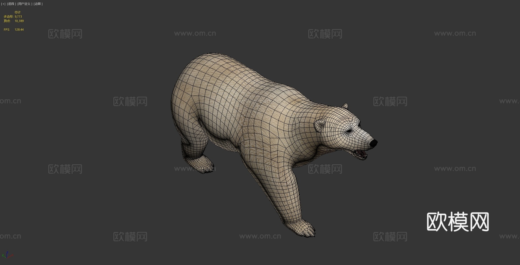 北极熊3d模型