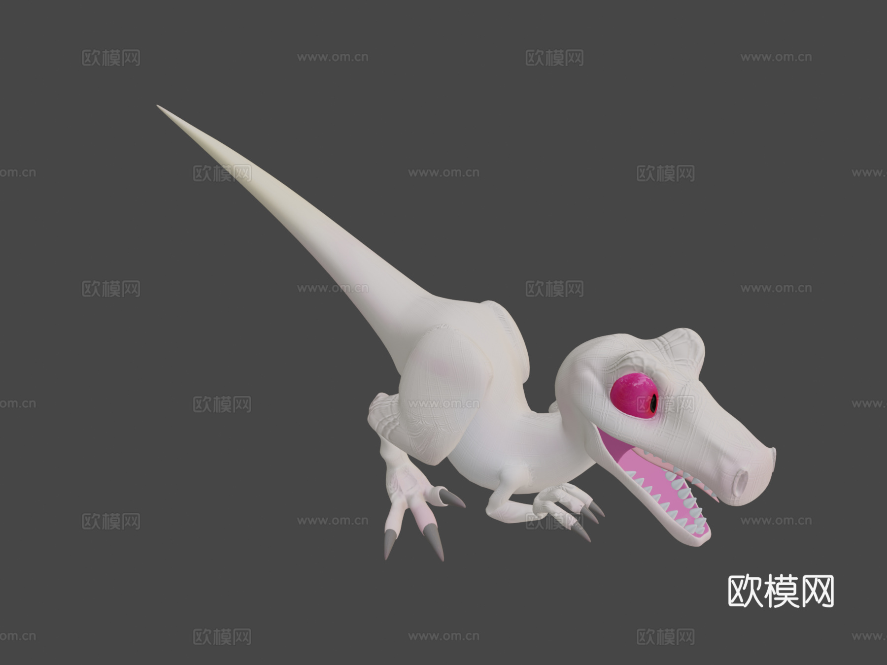 迅猛龙安迪3d模型