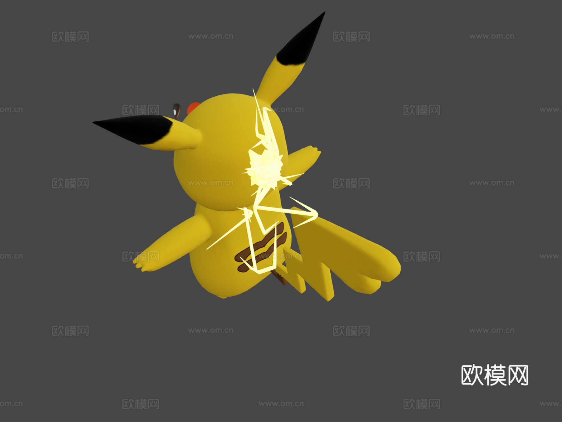 皮卡丘3d模型