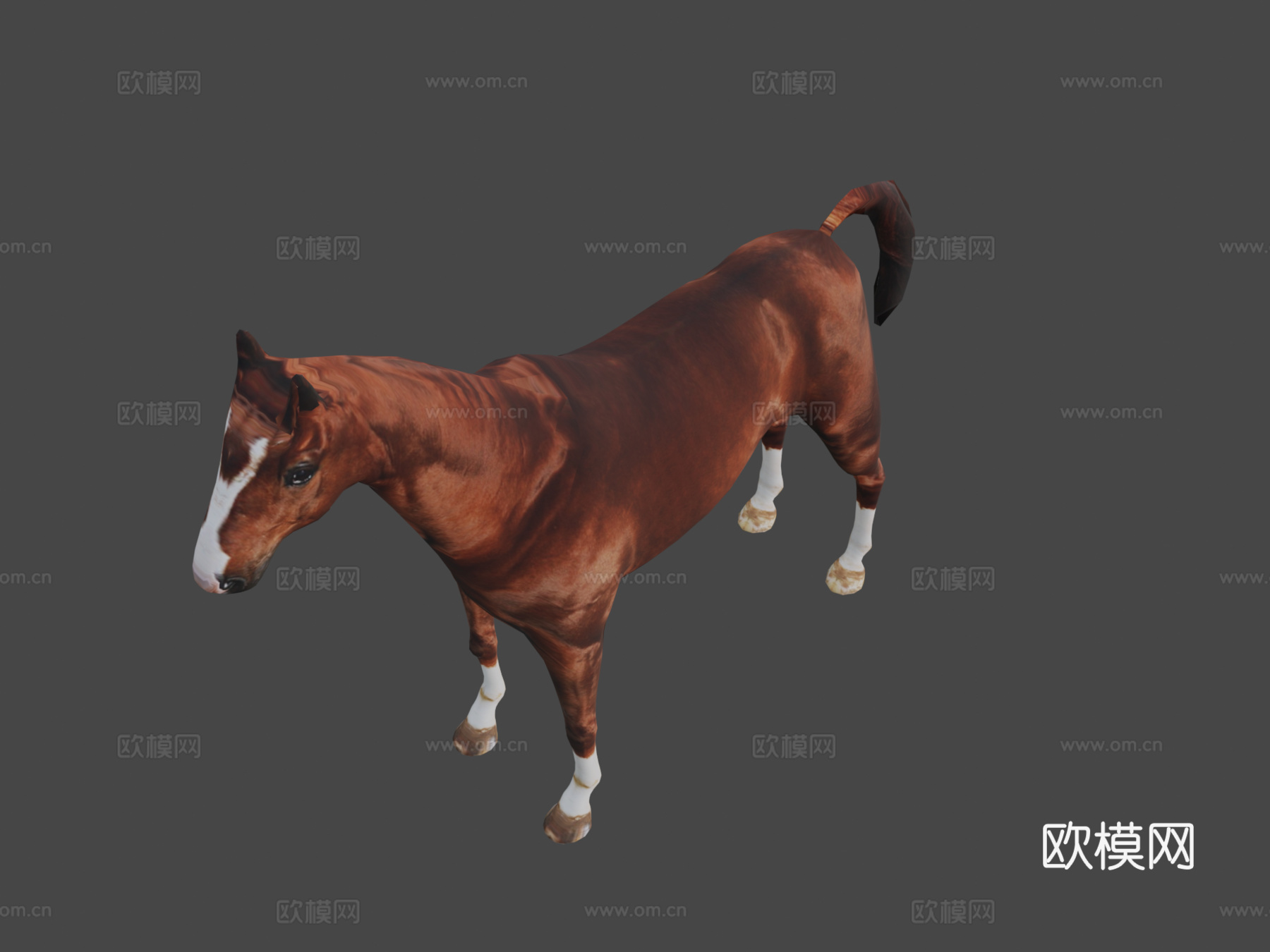 马3d模型
