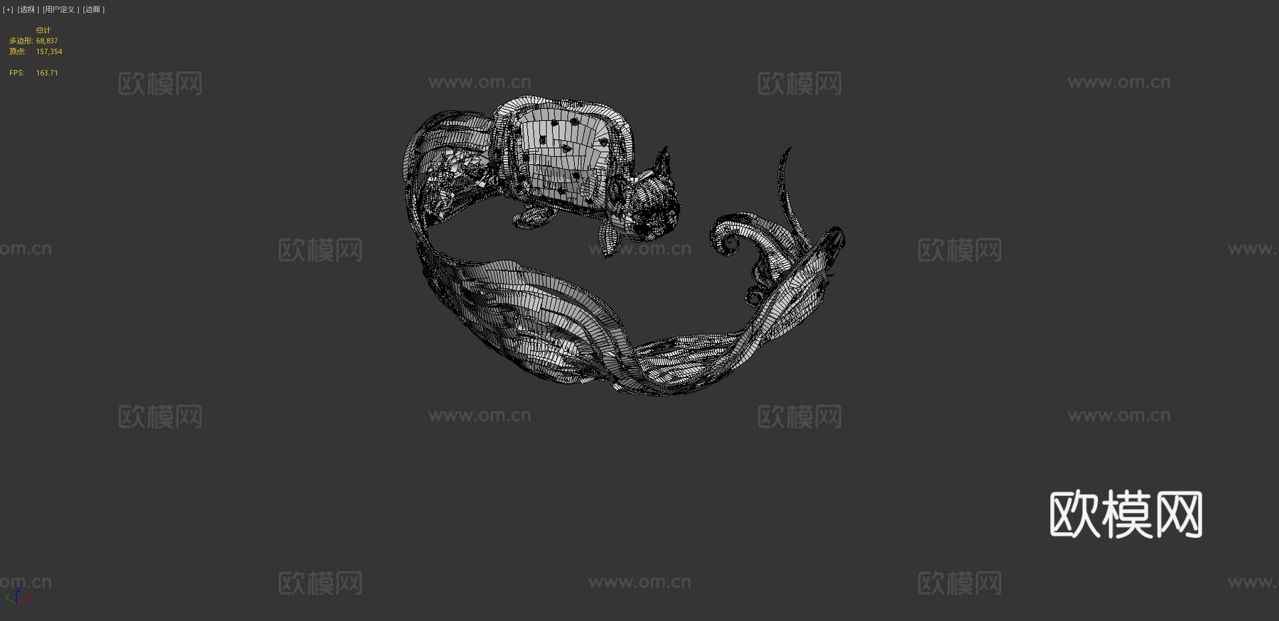 彩虹猫3d模型