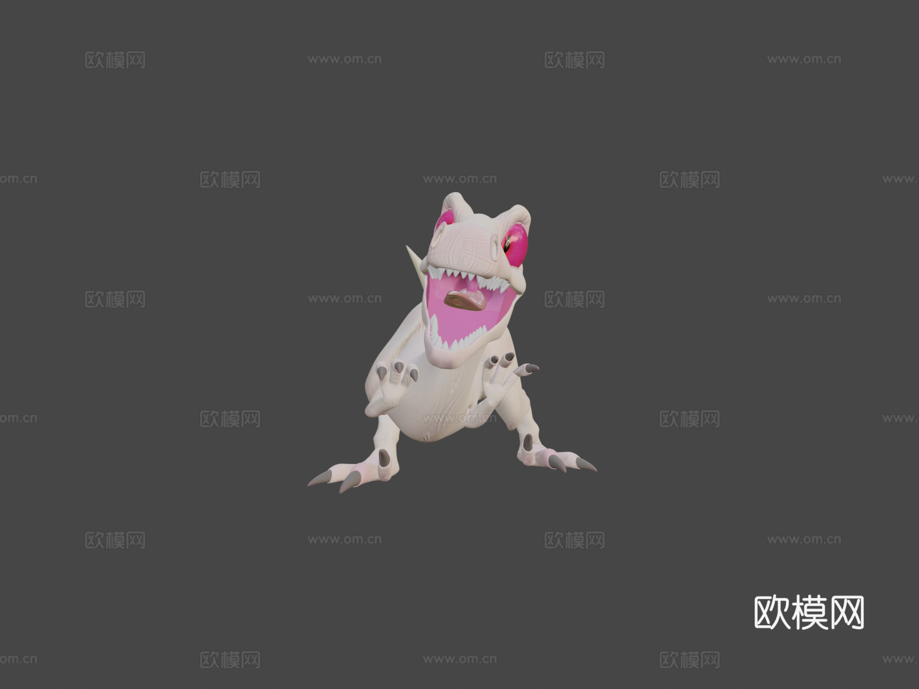 迅猛龙安迪3d模型