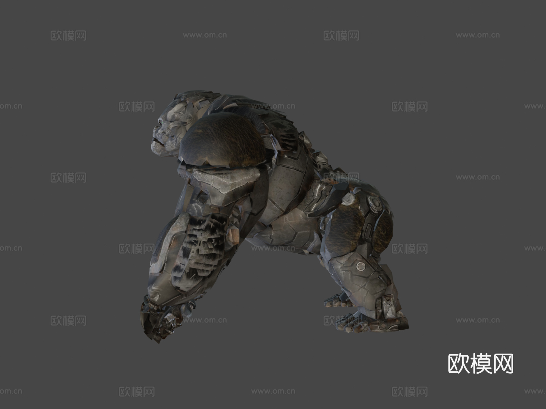 (装配)擎天圣(猩猩模式)--变形金刚野兽崛起3d模型