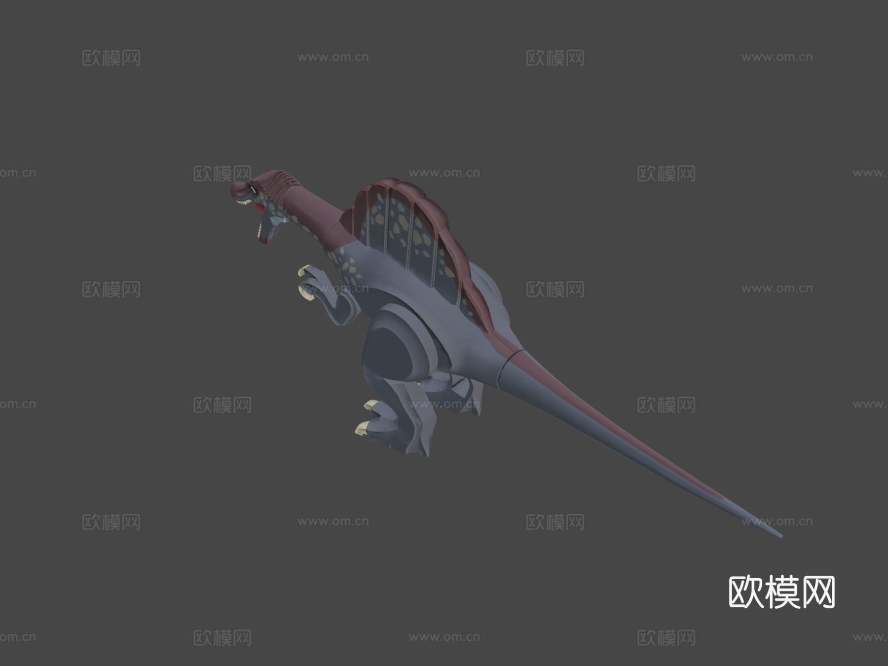 乐高棘龙3d模型