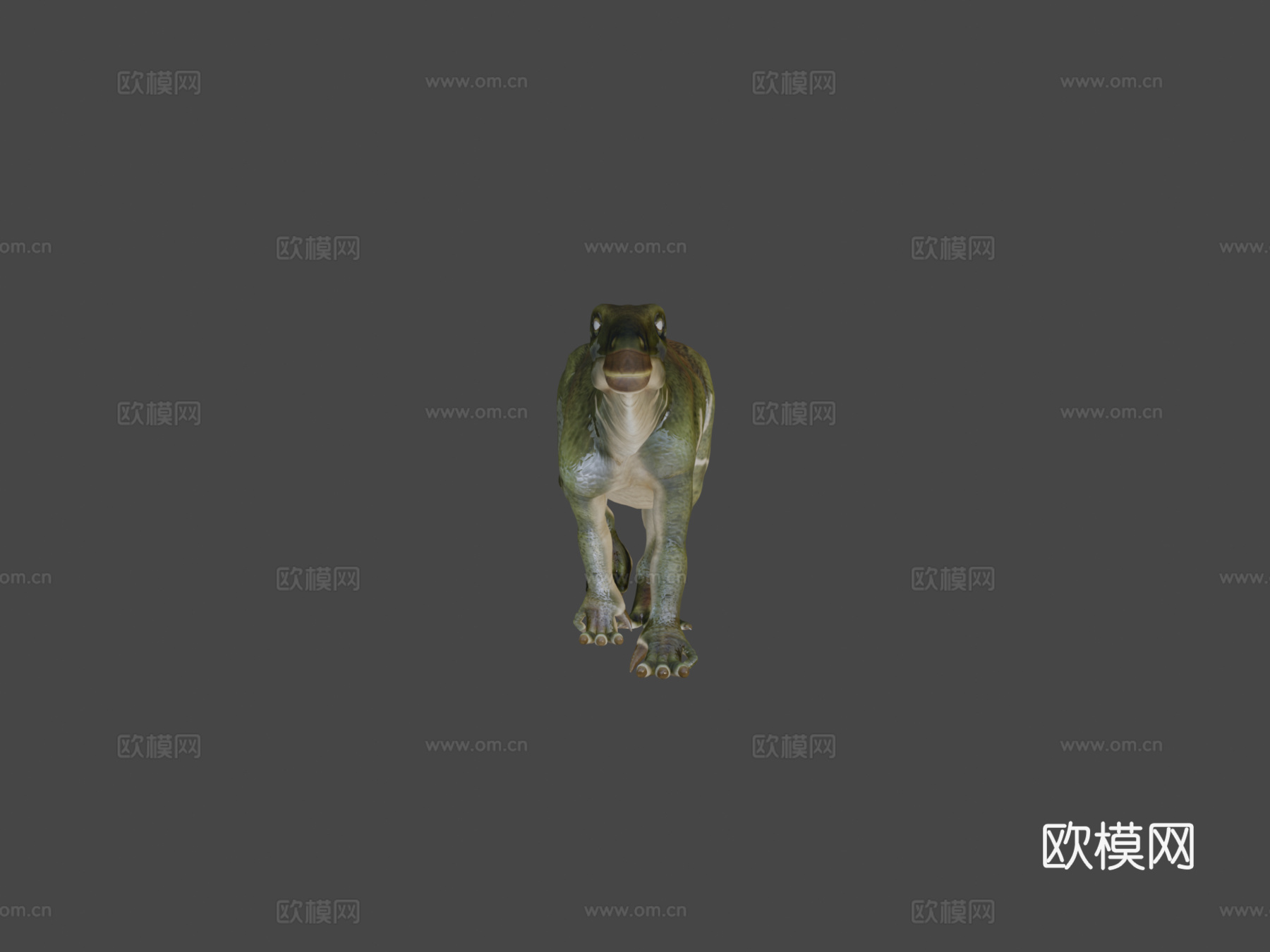 贝尔尼萨特禽龙3d模型