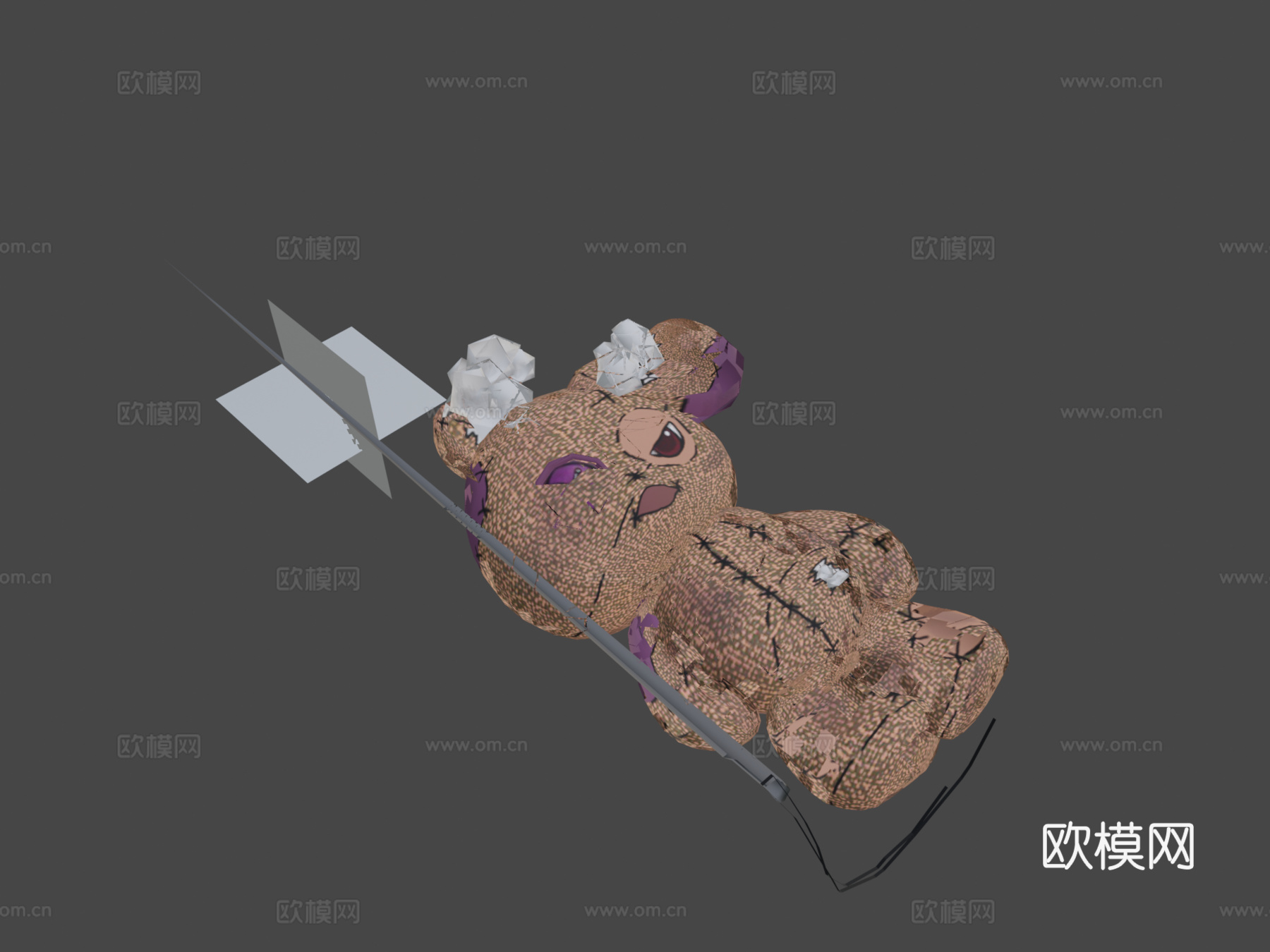 巫毒兔娃娃3d模型