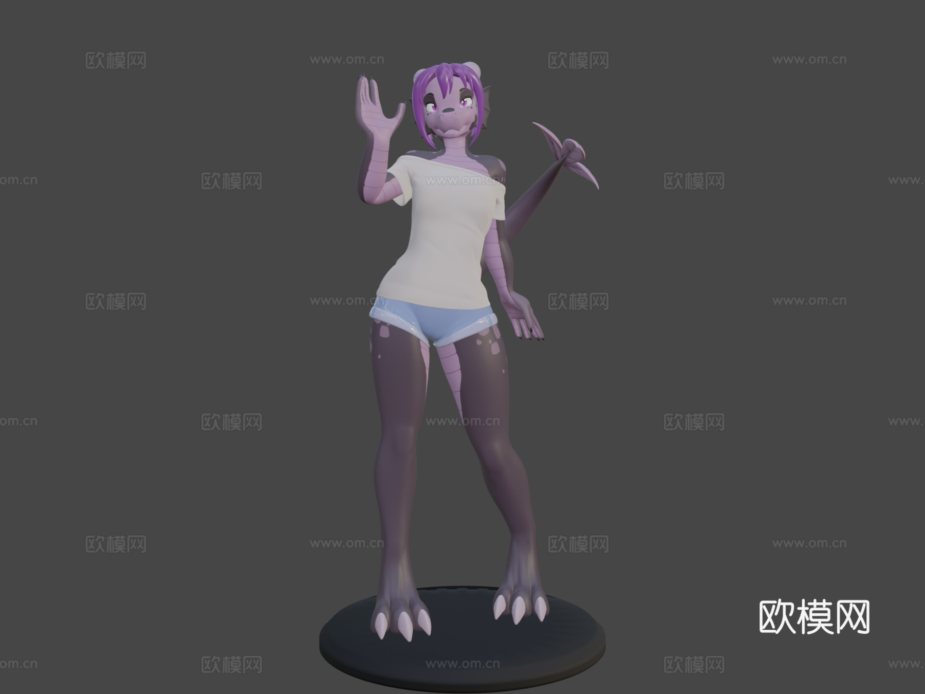 尤比人偶3d模型