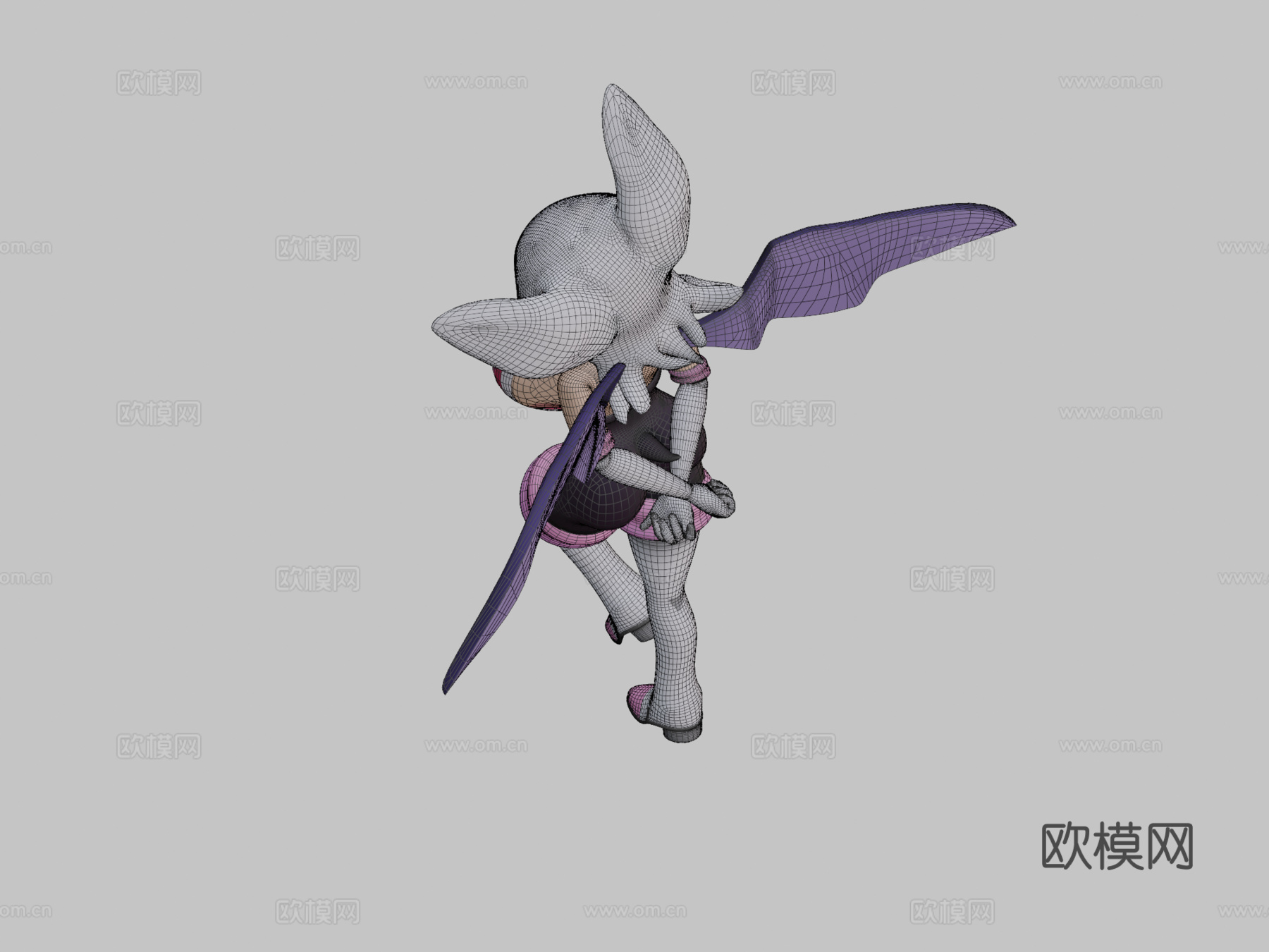 蝙蝠露姬3d模型