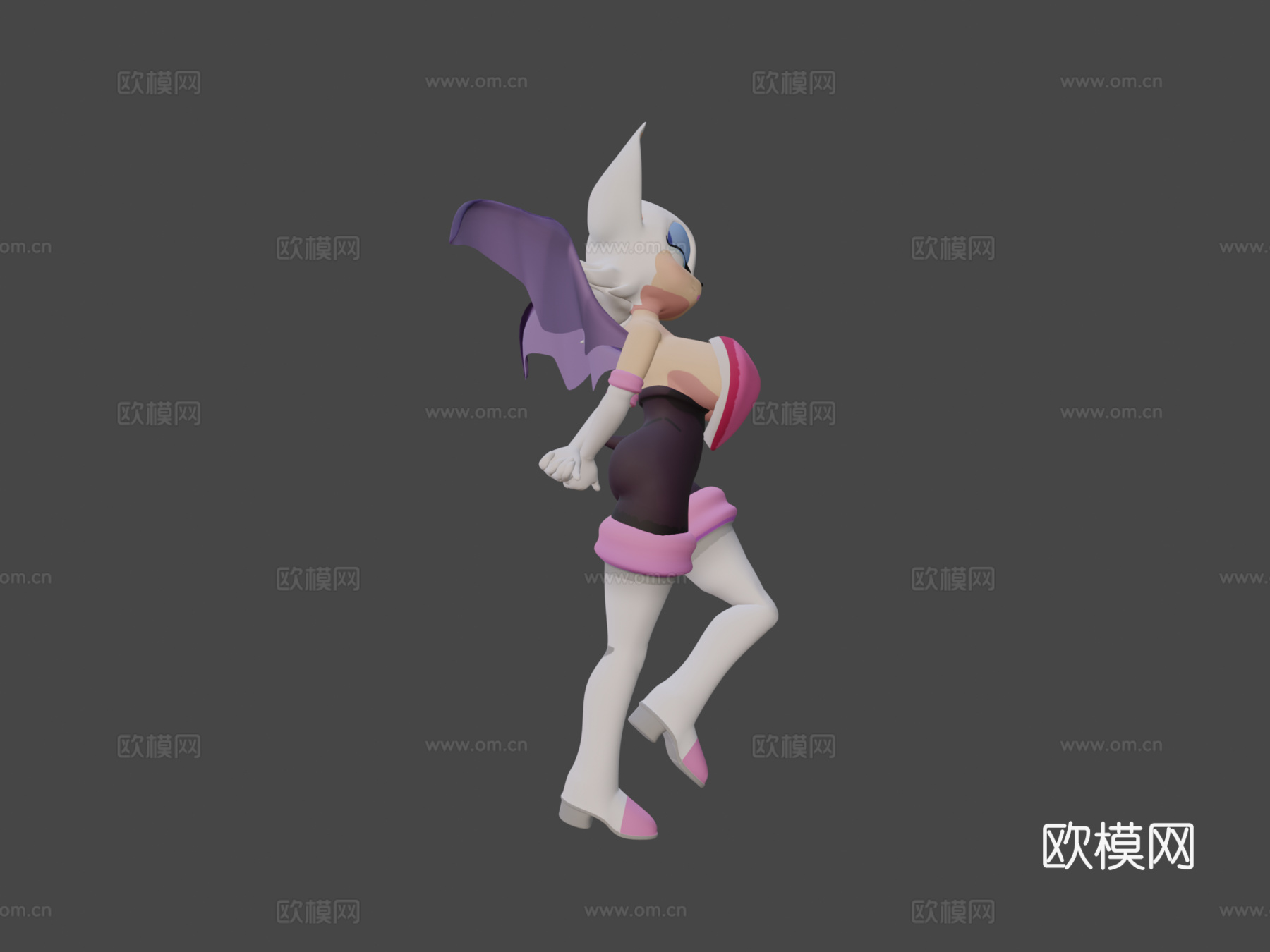 蝙蝠露姬3d模型