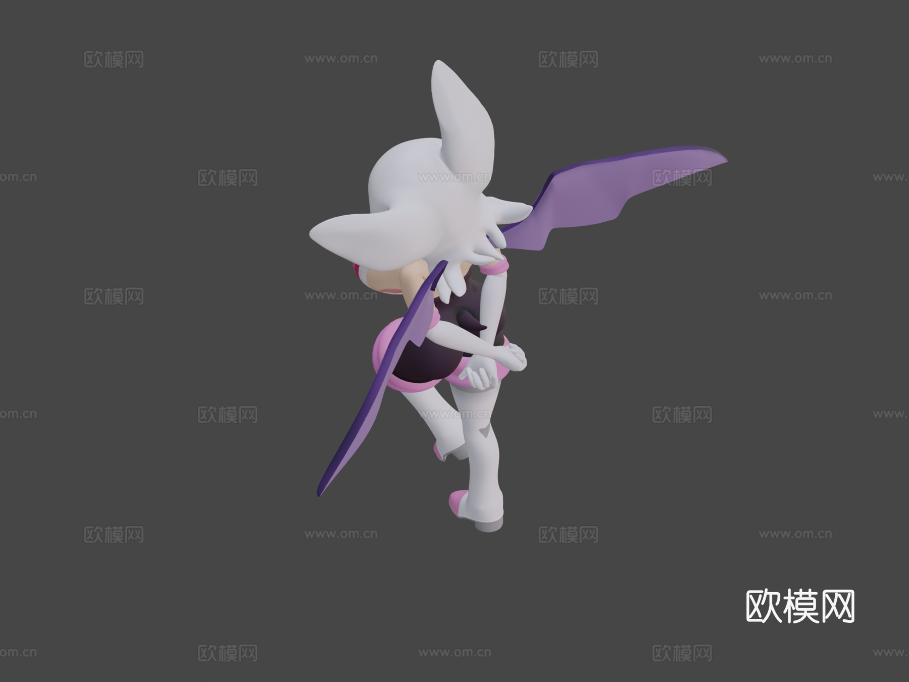 蝙蝠露姬3d模型