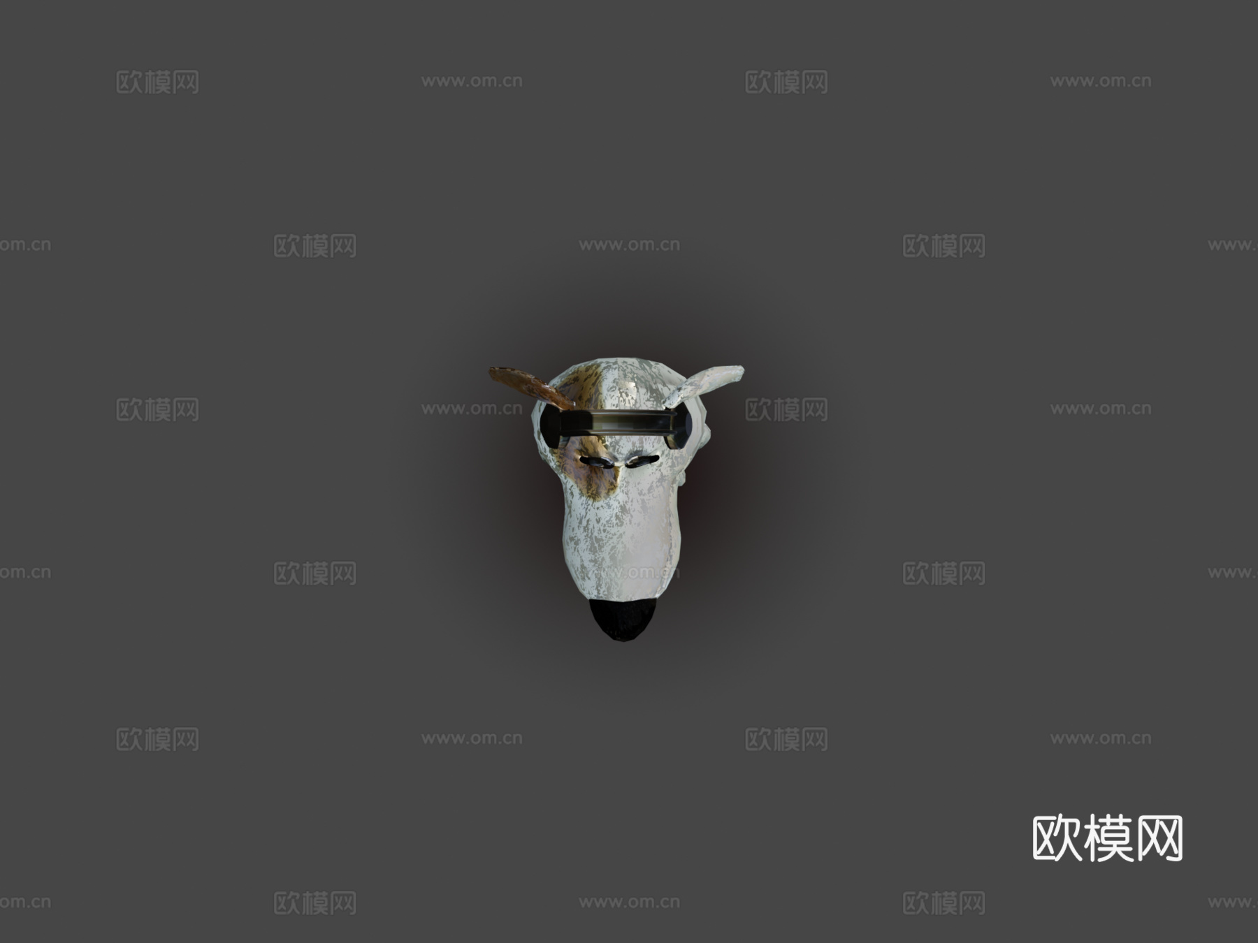 卡通狗3d模型