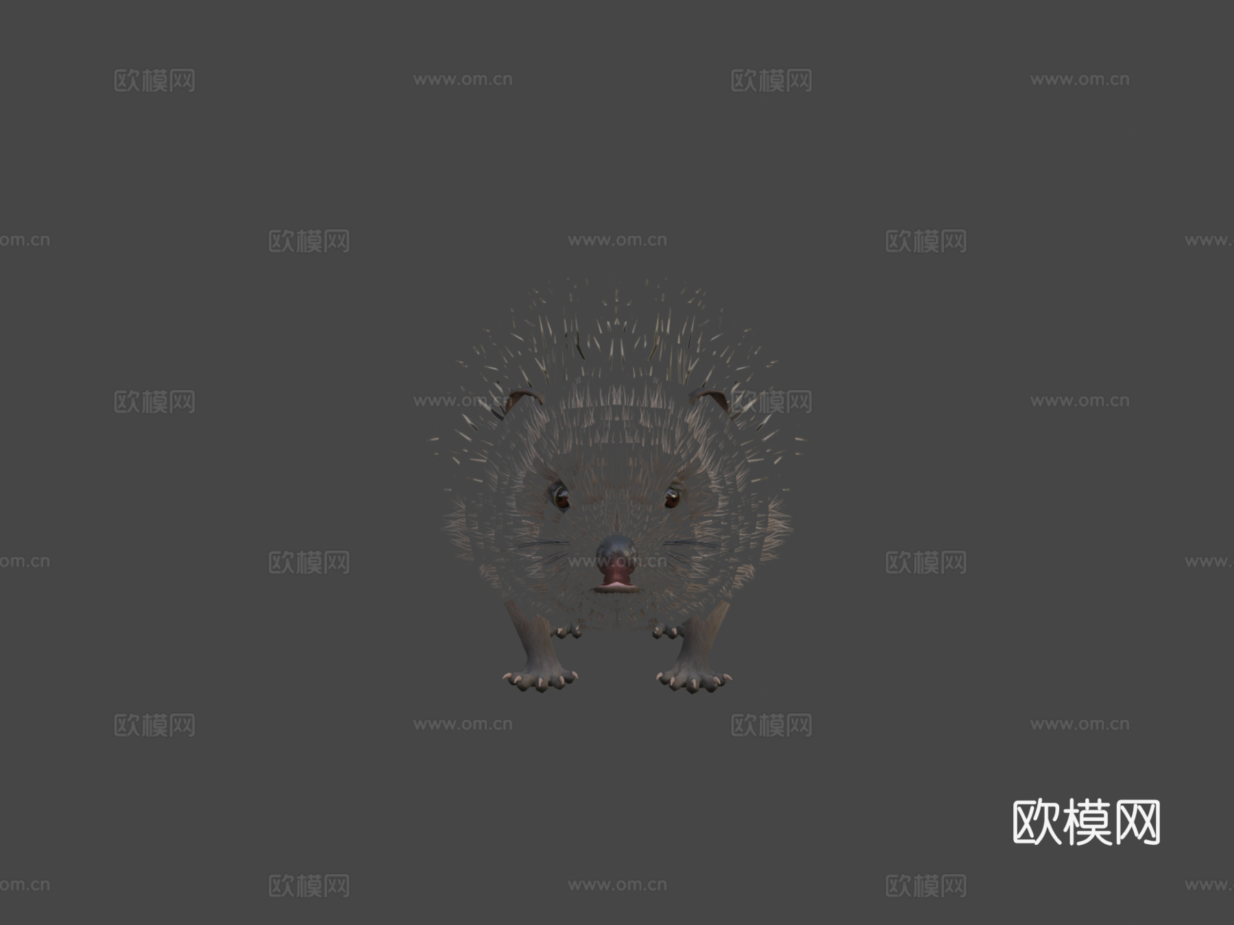 刺猬3d模型