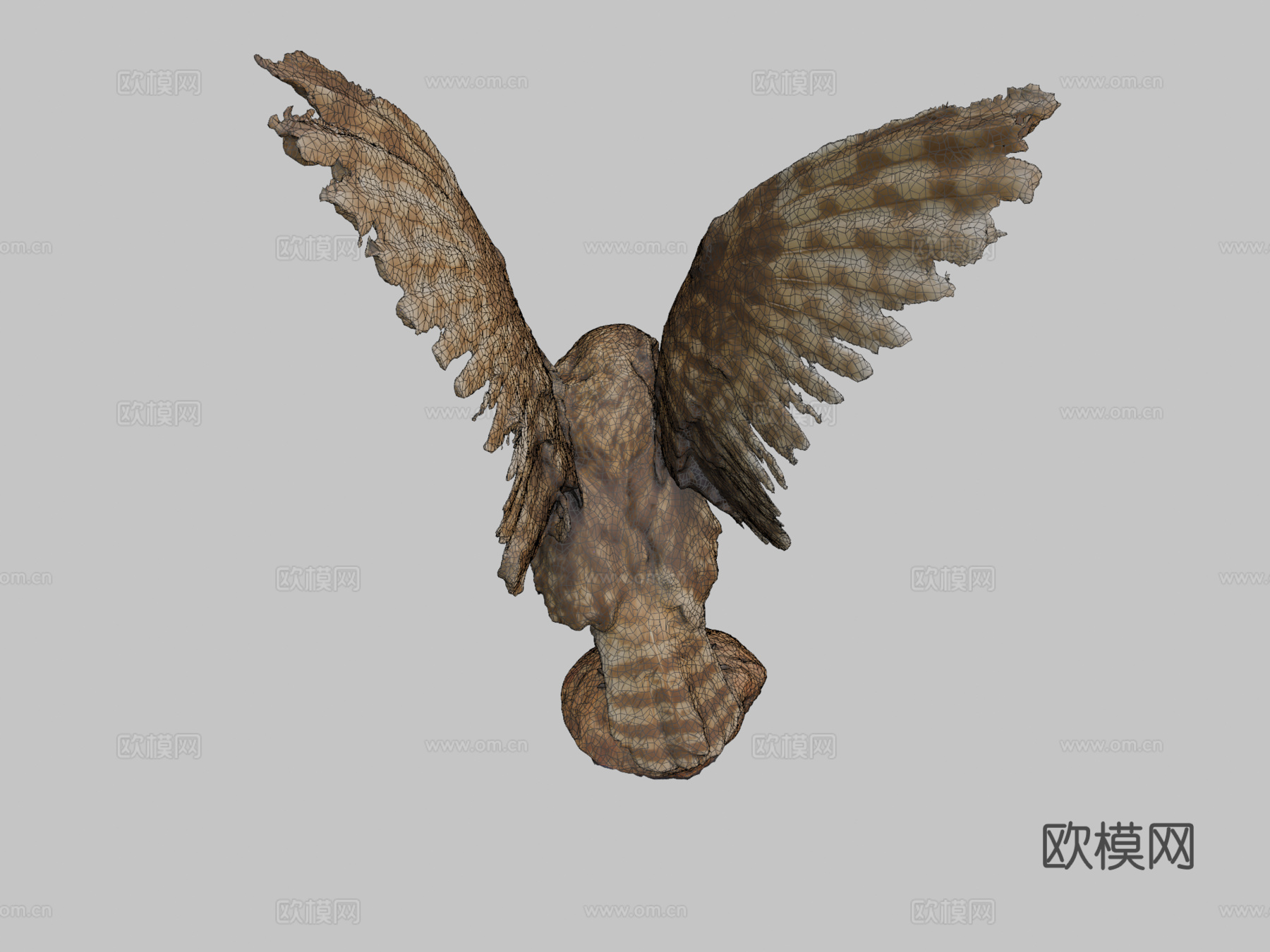 短耳猫头鹰(约翰·菲诺作品)3d模型