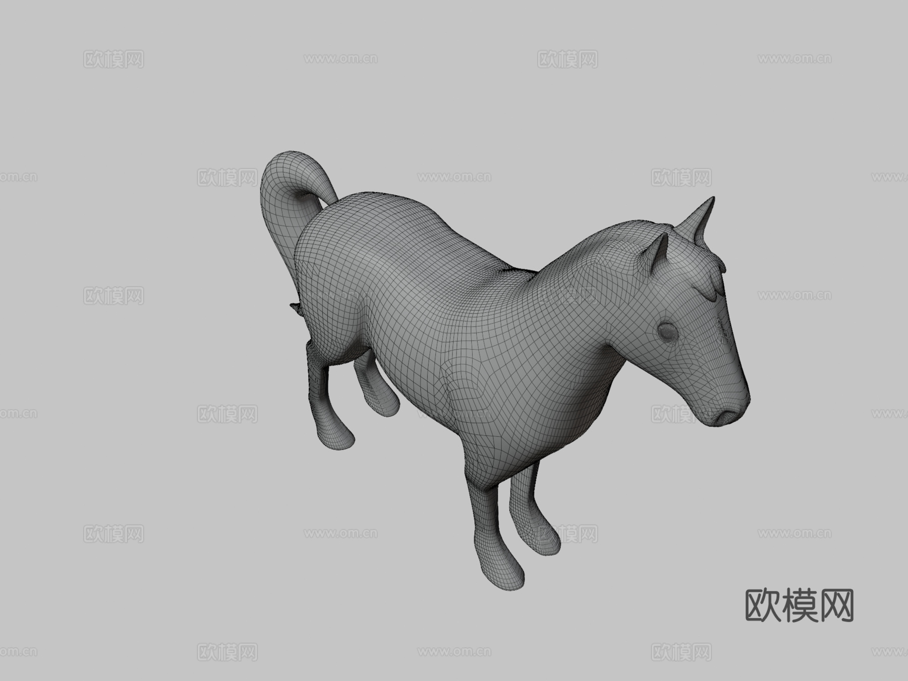 马3d模型