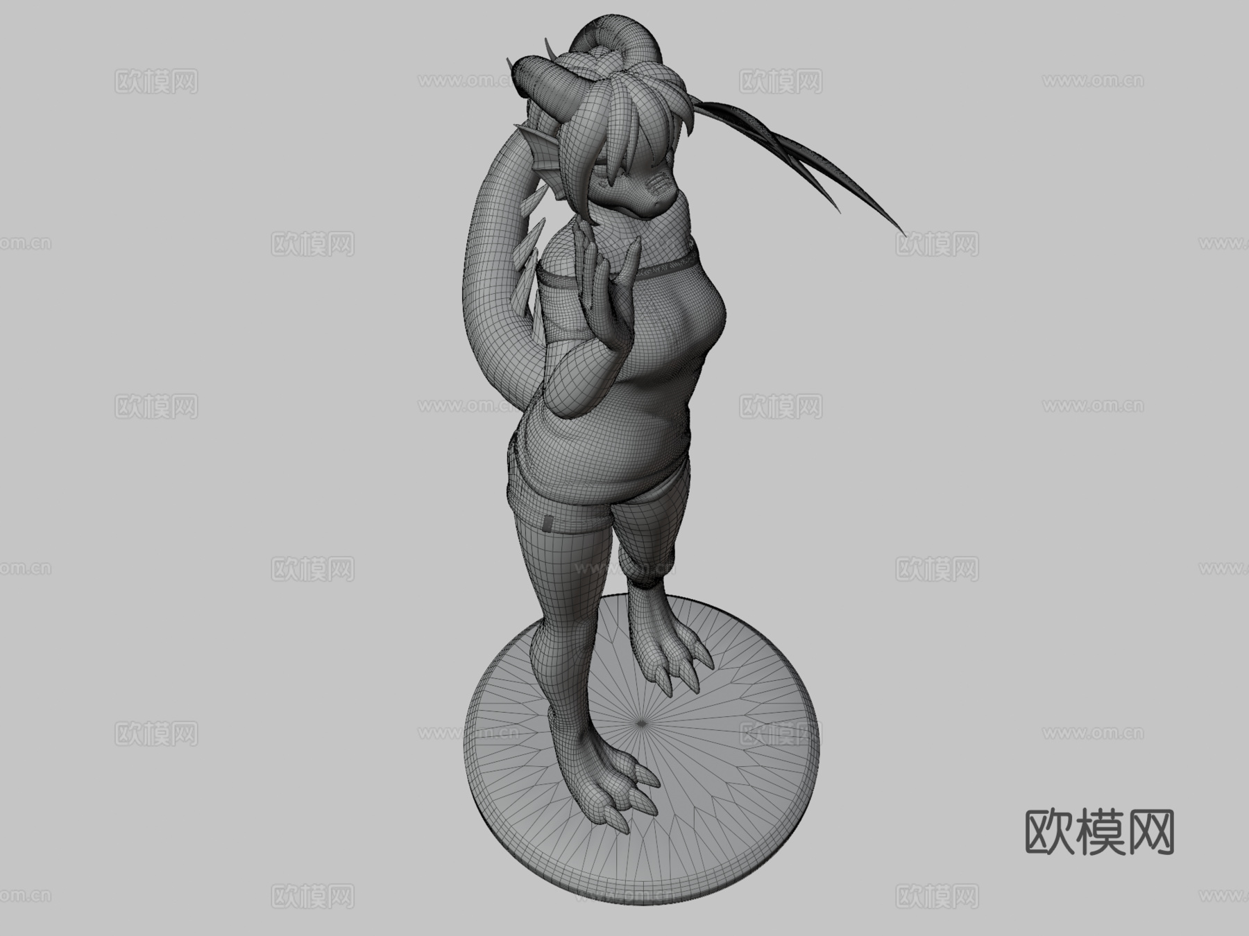 尤比人偶3d模型